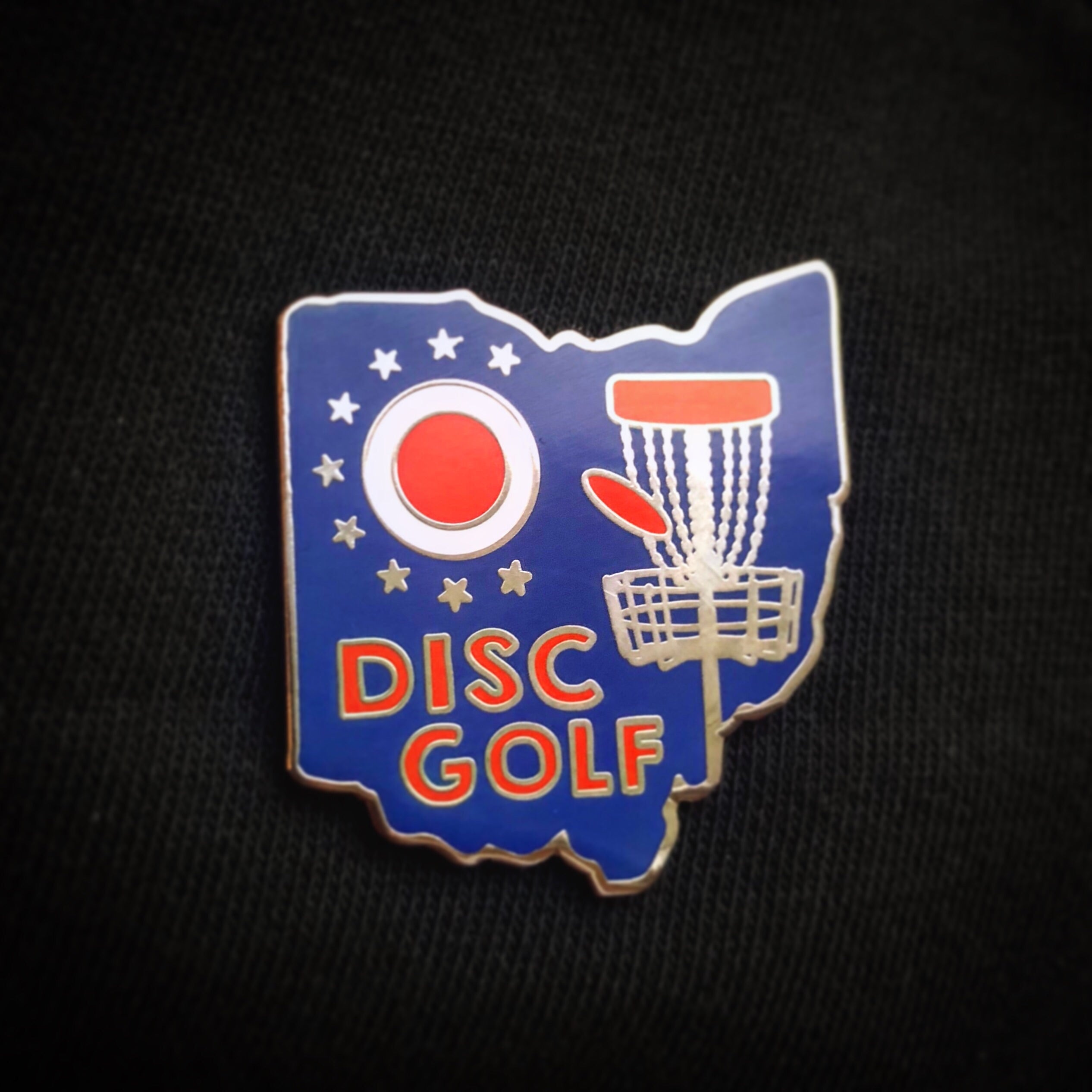 Disc Golf Pins | Ohio Disc Golf Pin - Jersey Discs