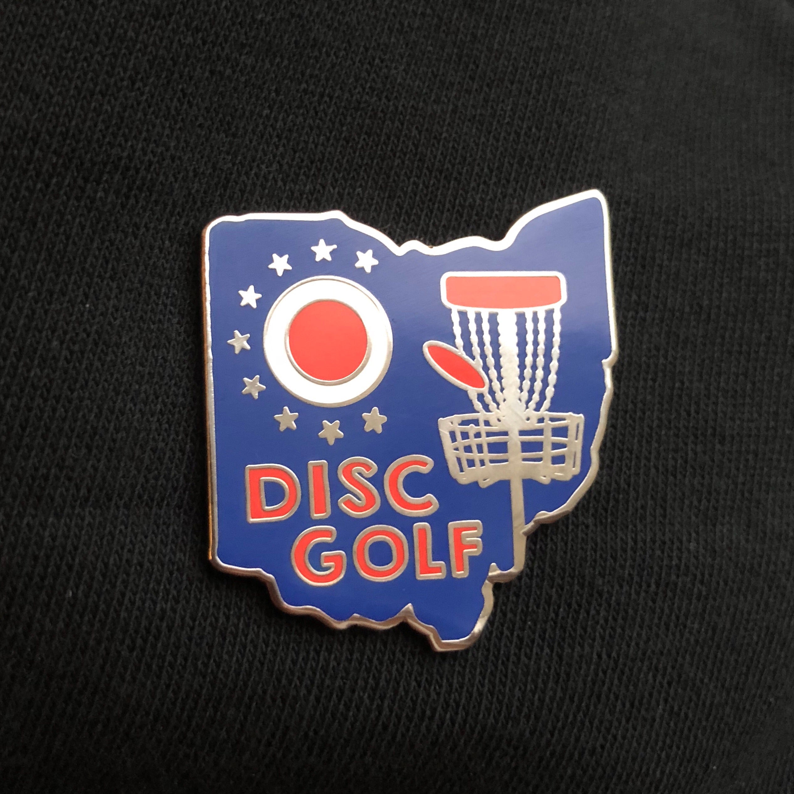 Disc Golf Pins | Ohio Disc Golf Pin - Jersey Discs