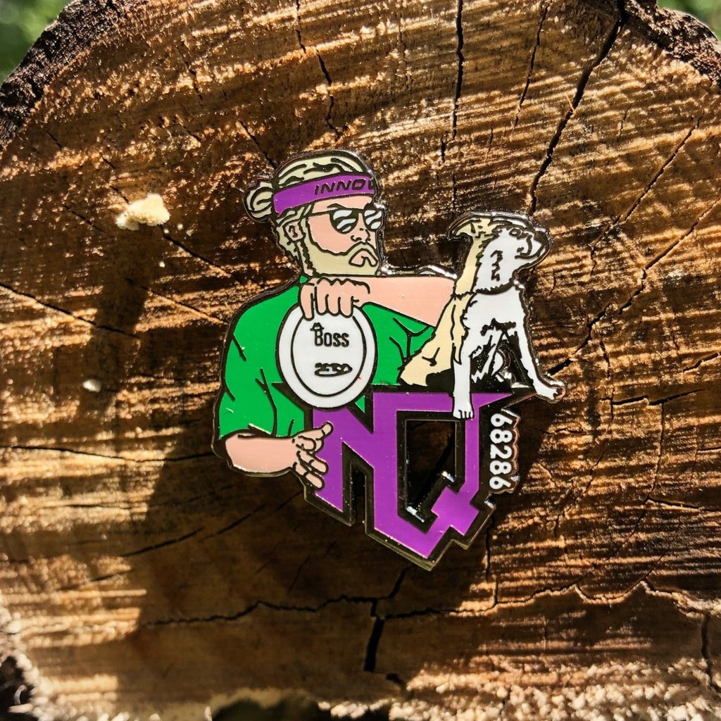 Disc Golf Pins | Nathan Queen Disc Golf Pin - Jersey Discs