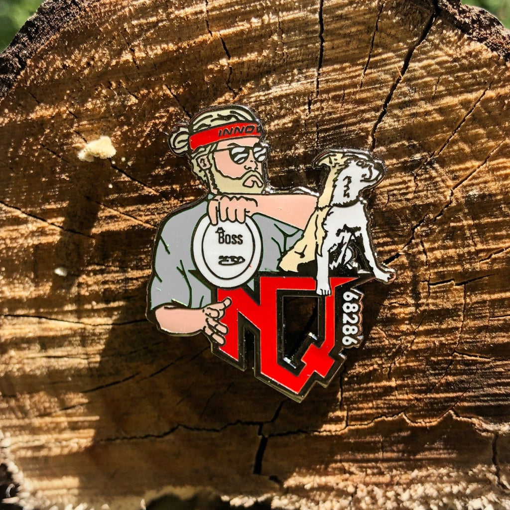 Disc Golf Pins | Nathan Queen Disc Golf Pin - Jersey Discs