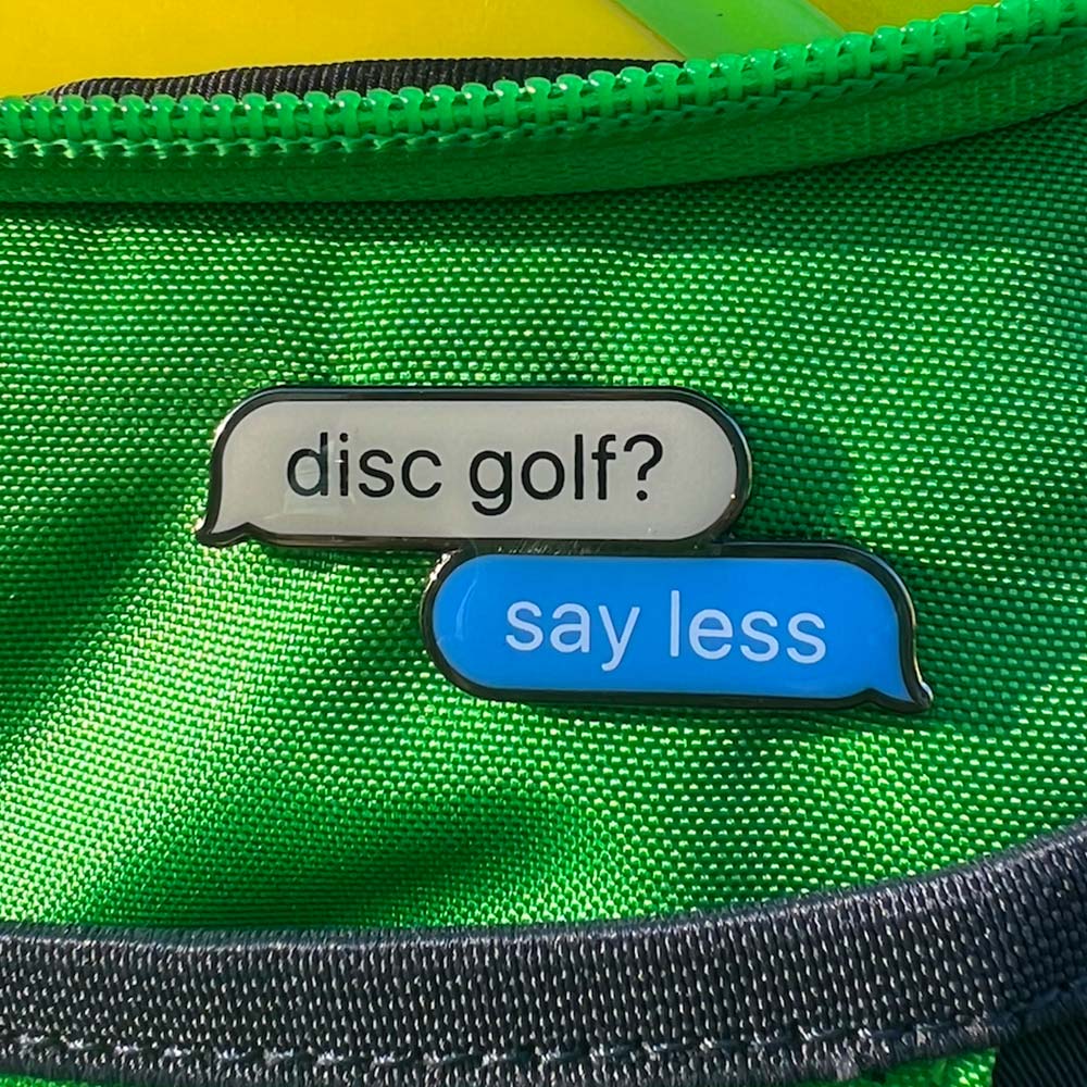 Disc Golf Pins | Disc Golf Text Disc Golf Pin