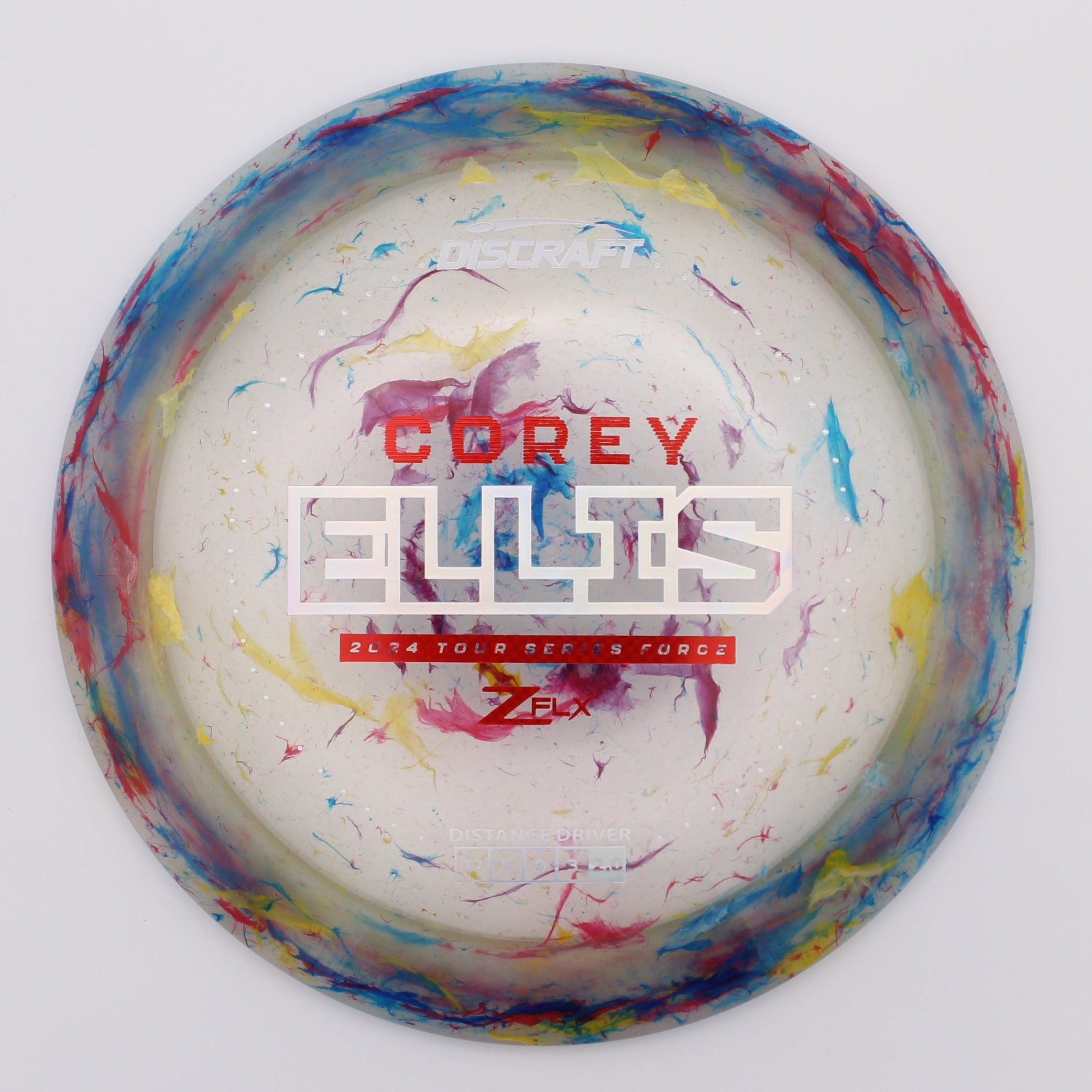 Discraft Distance Driver Force Corey Ellis 2024 Tour Series Jawbreaker Z FLX