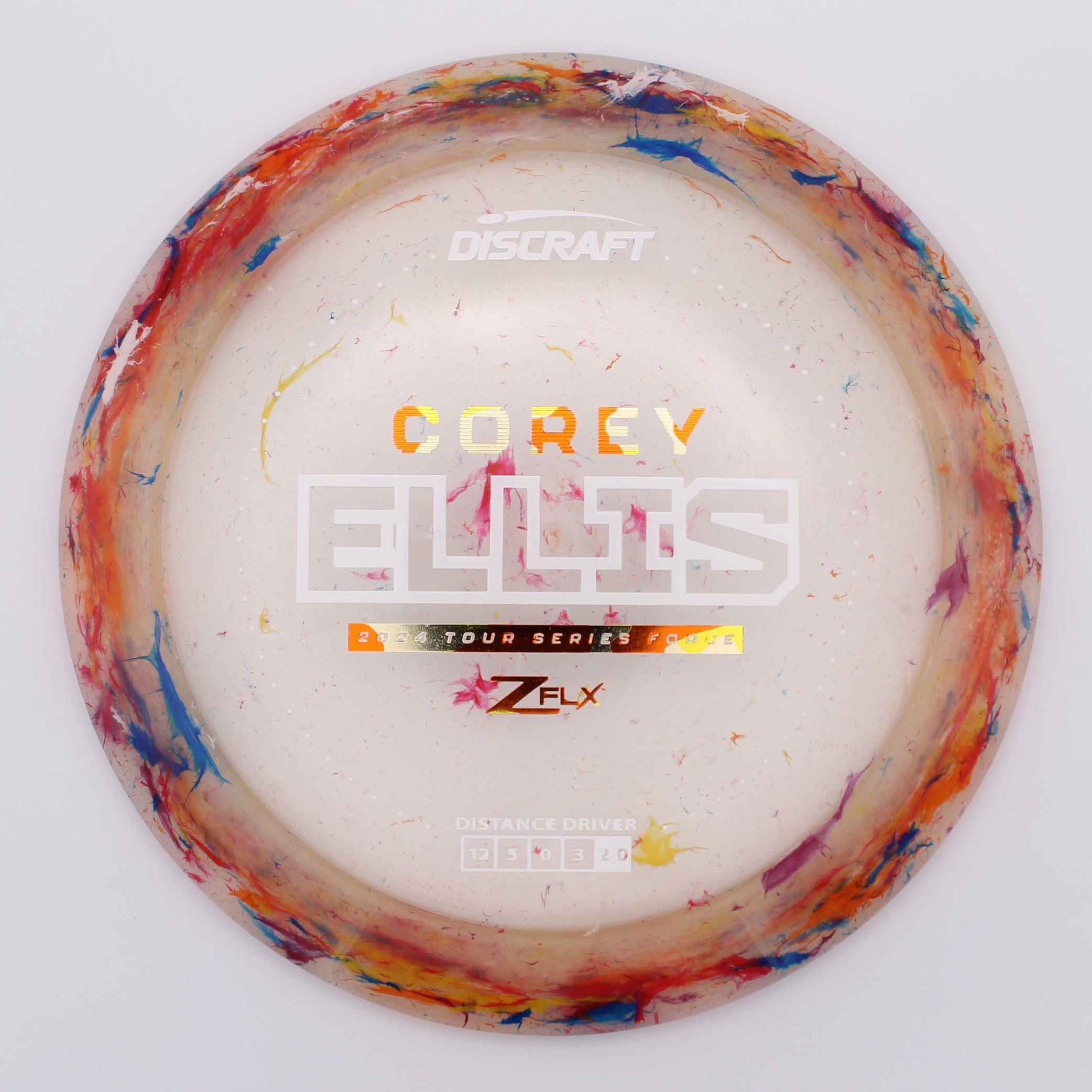 Discraft Distance Driver Force Corey Ellis 2024 Tour Series Jawbreaker Z FLX