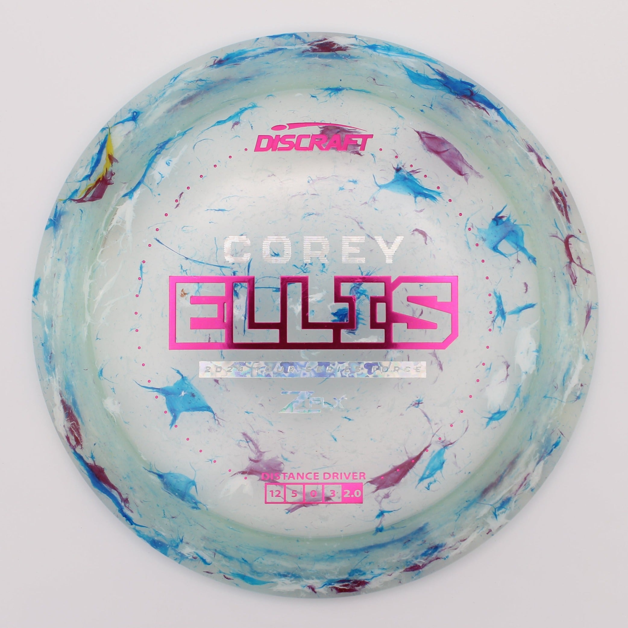 Discraft Distance Driver Force Corey Ellis 2024 Tour Series Jawbreaker Z FLX