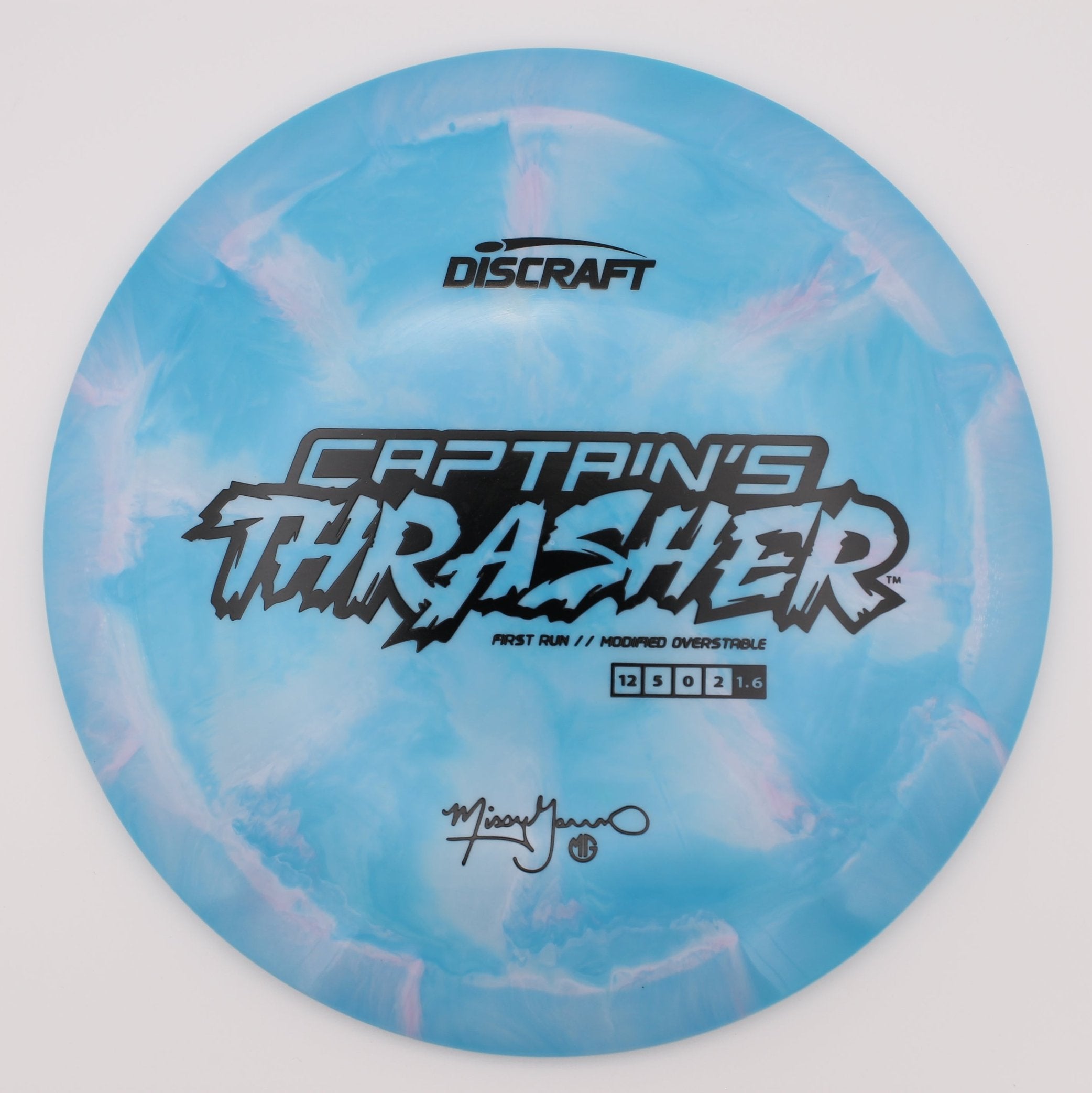 Discraft Distance Driver Captain’s Thrasher ESP First Run Missy Gannon’s Signature