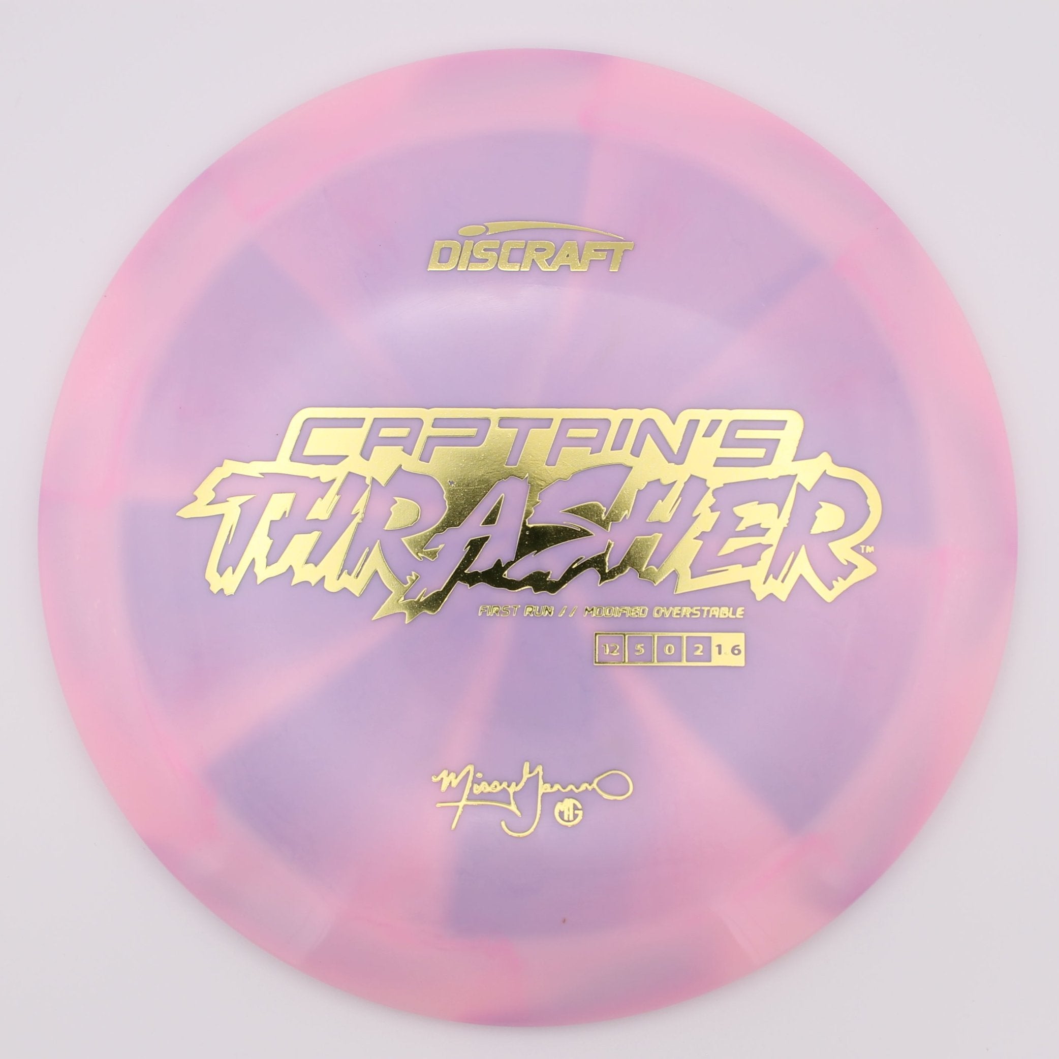 Discraft Distance Driver Captain’s Thrasher ESP First Run Missy Gannon’s Signature