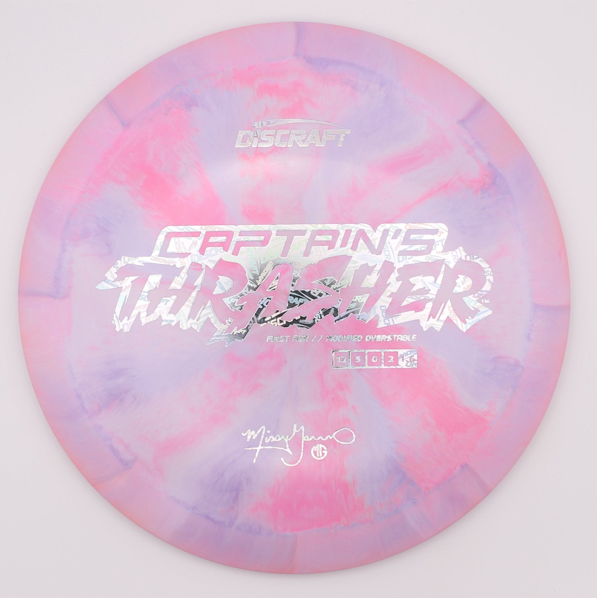 Discraft Distance Driver Captain’s Thrasher ESP First Run Missy Gannon’s Signature