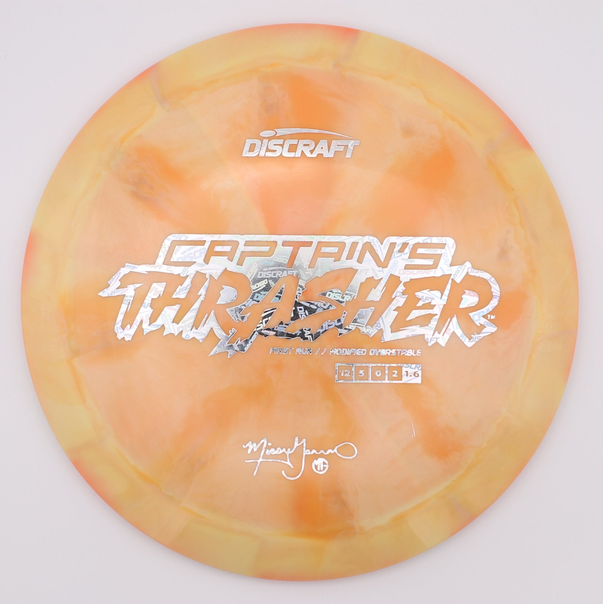 Discraft Distance Driver Captain’s Thrasher ESP First Run Missy Gannon’s Signature