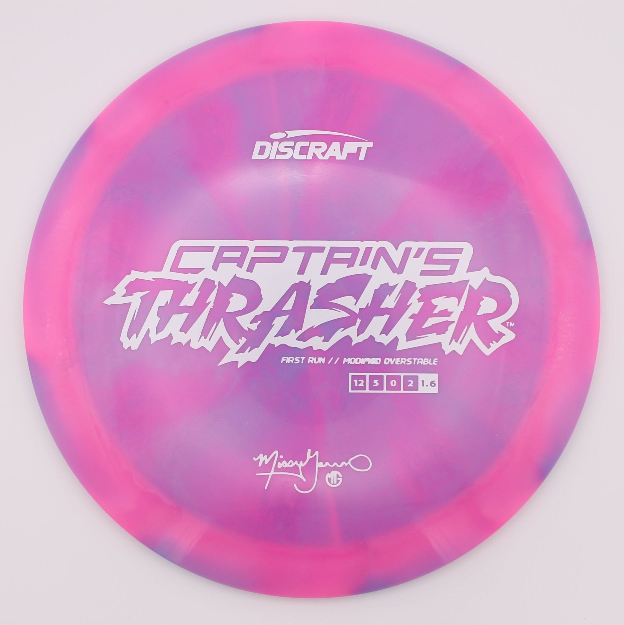 Discraft Distance Driver Captain’s Thrasher ESP First Run Missy Gannon’s Signature