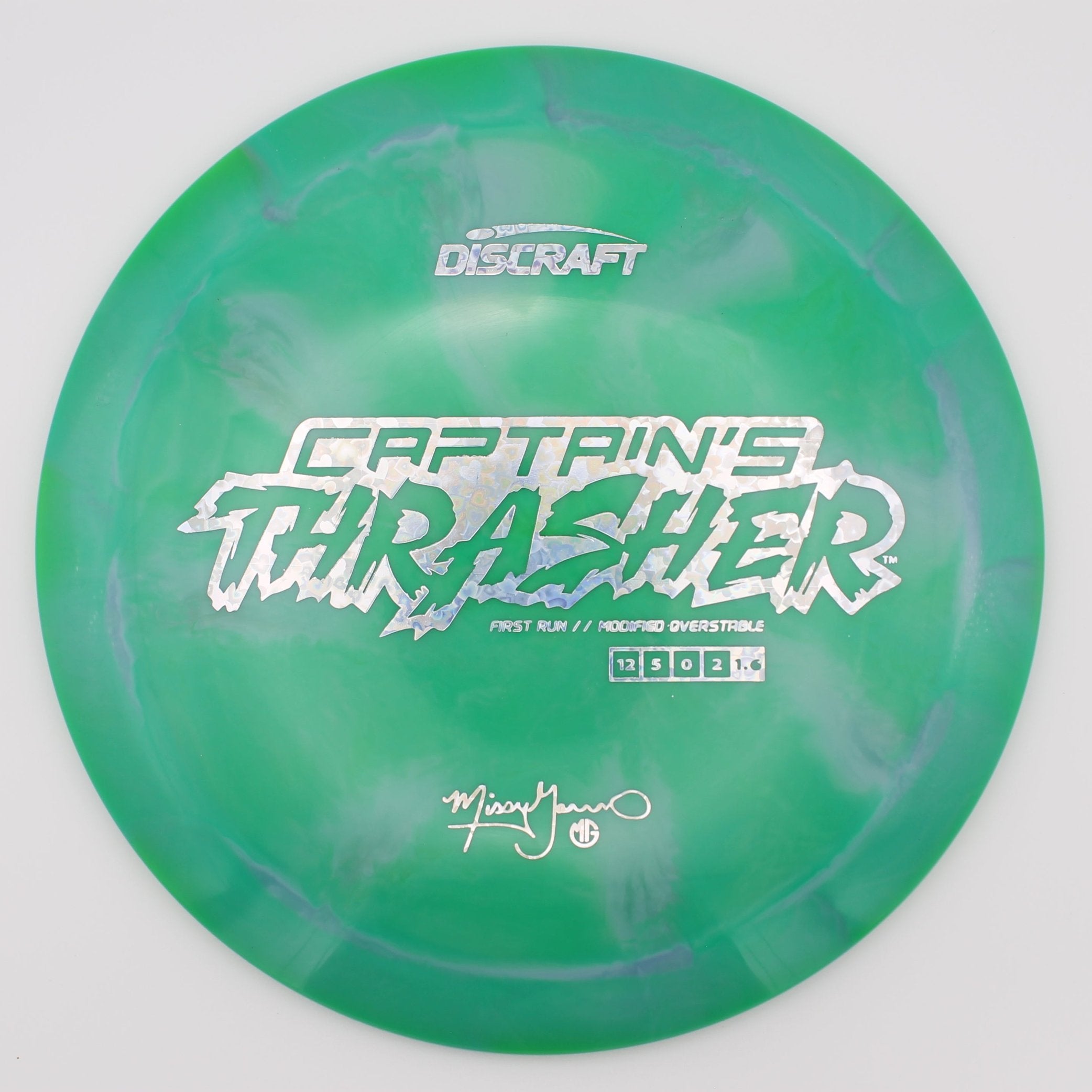 Discraft Distance Driver Captain’s Thrasher ESP First Run Missy Gannon’s Signature