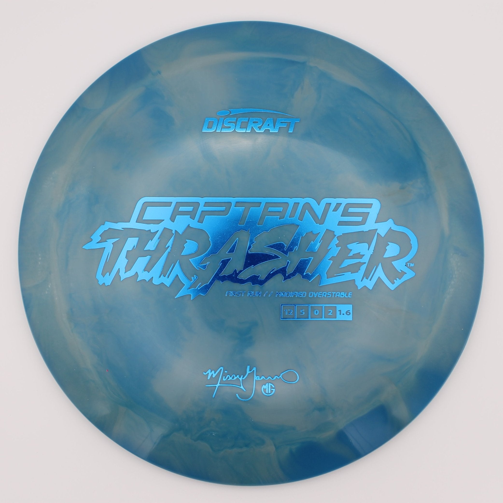 Discraft Distance Driver Captain’s Thrasher ESP First Run Missy Gannon’s Signature