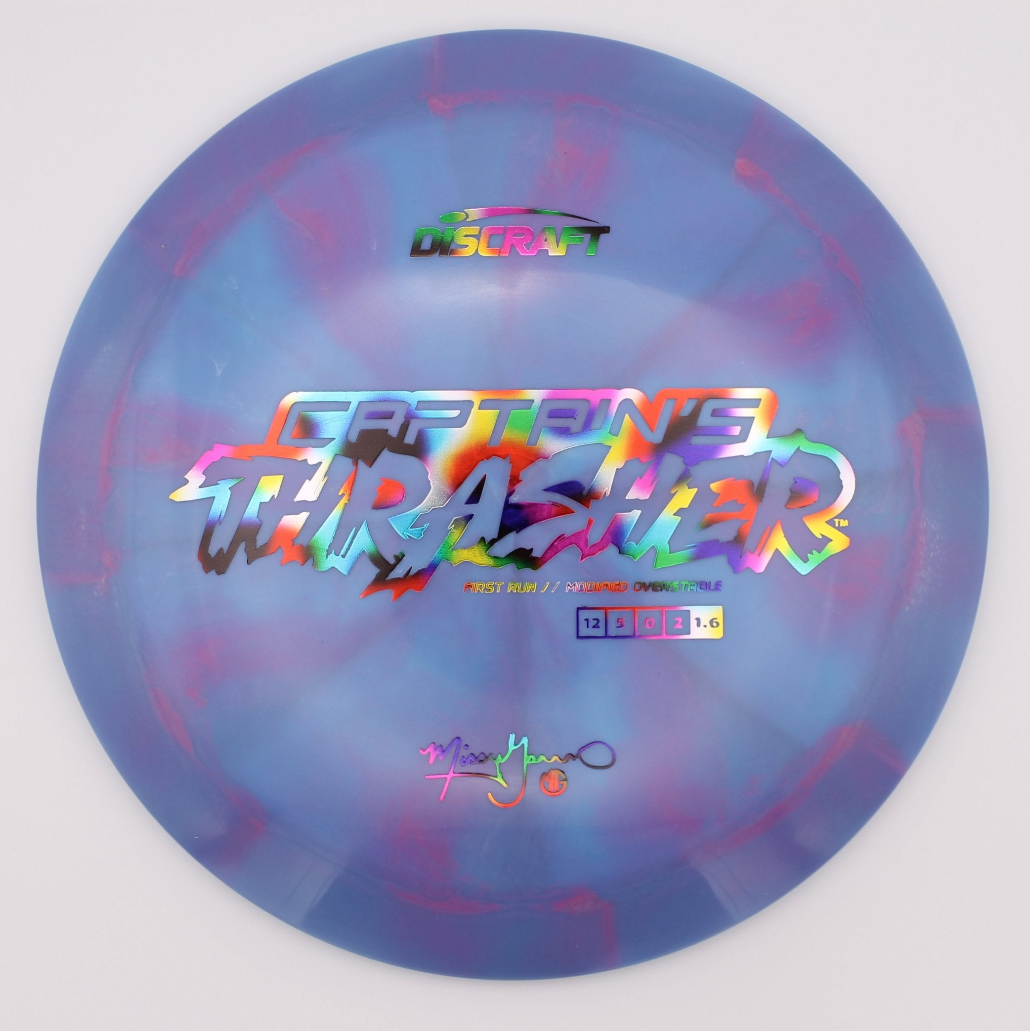 Discraft Distance Driver Captain’s Thrasher ESP First Run Missy Gannon’s Signature