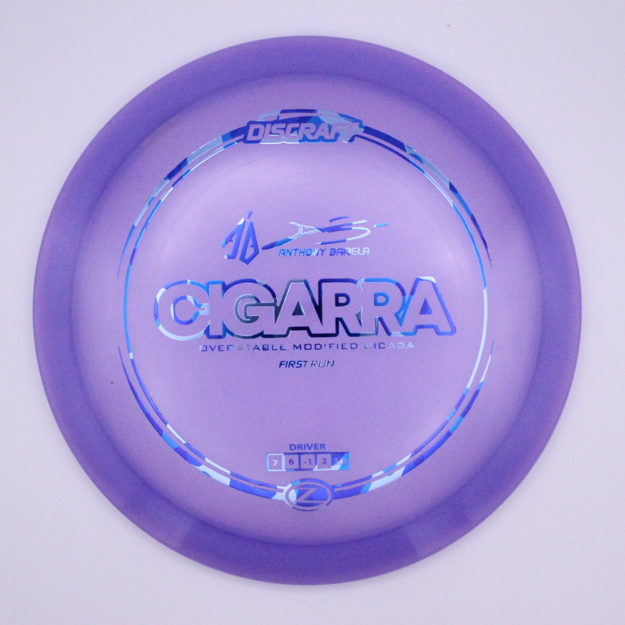 Discraft Fairway Driver Cigarra Z Line Anthony Barela’s Signature Series First Run
