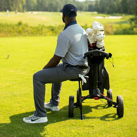 Dynamic Brands | Bag Boy | Push Cart Seat - Jersey Discs