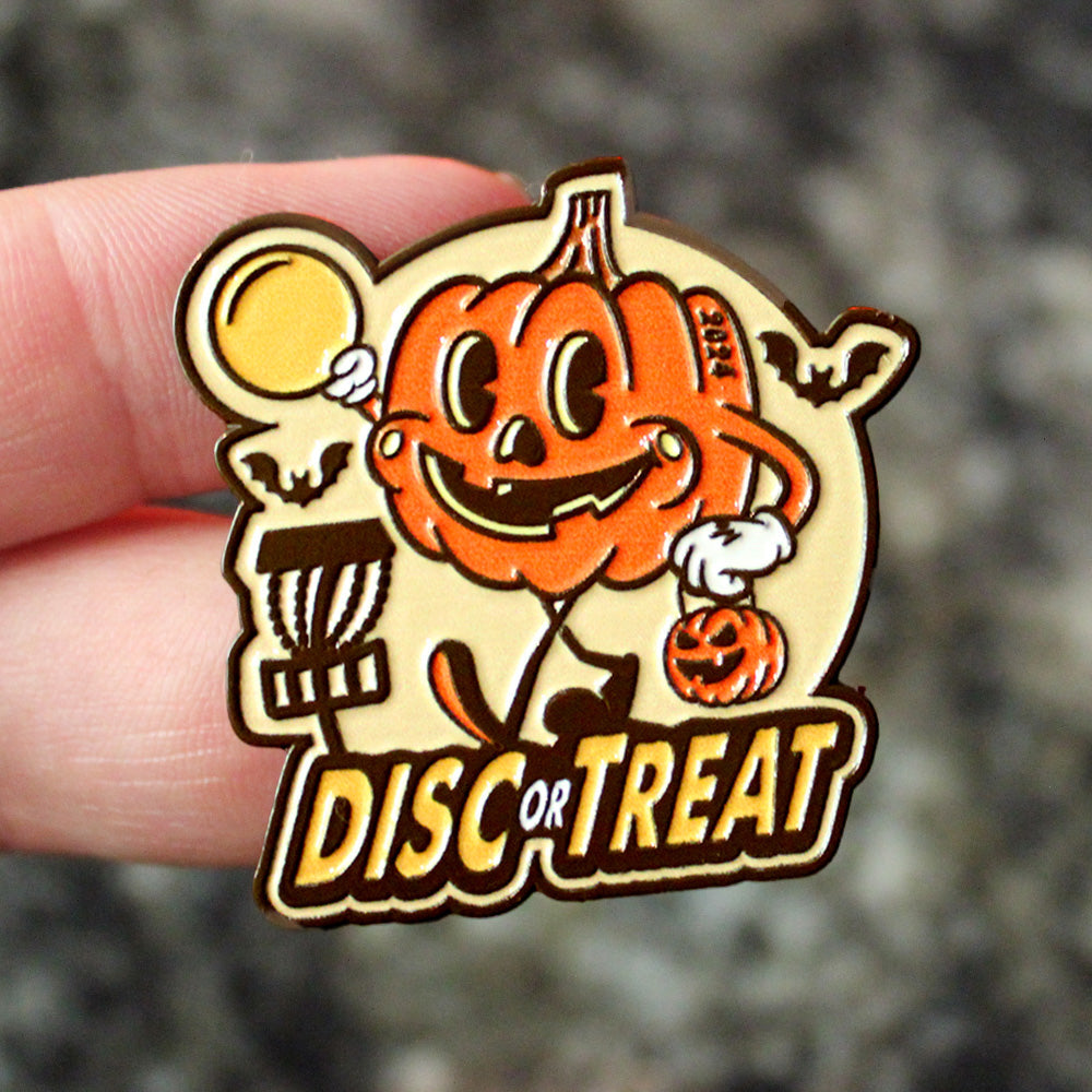 Disc Golf Pins | Halloween 2024 Pumpkin Man