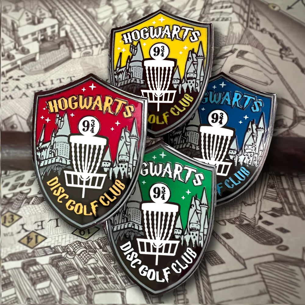 Disc Golf Pins | Hogwarts Disc Golf Club Pin