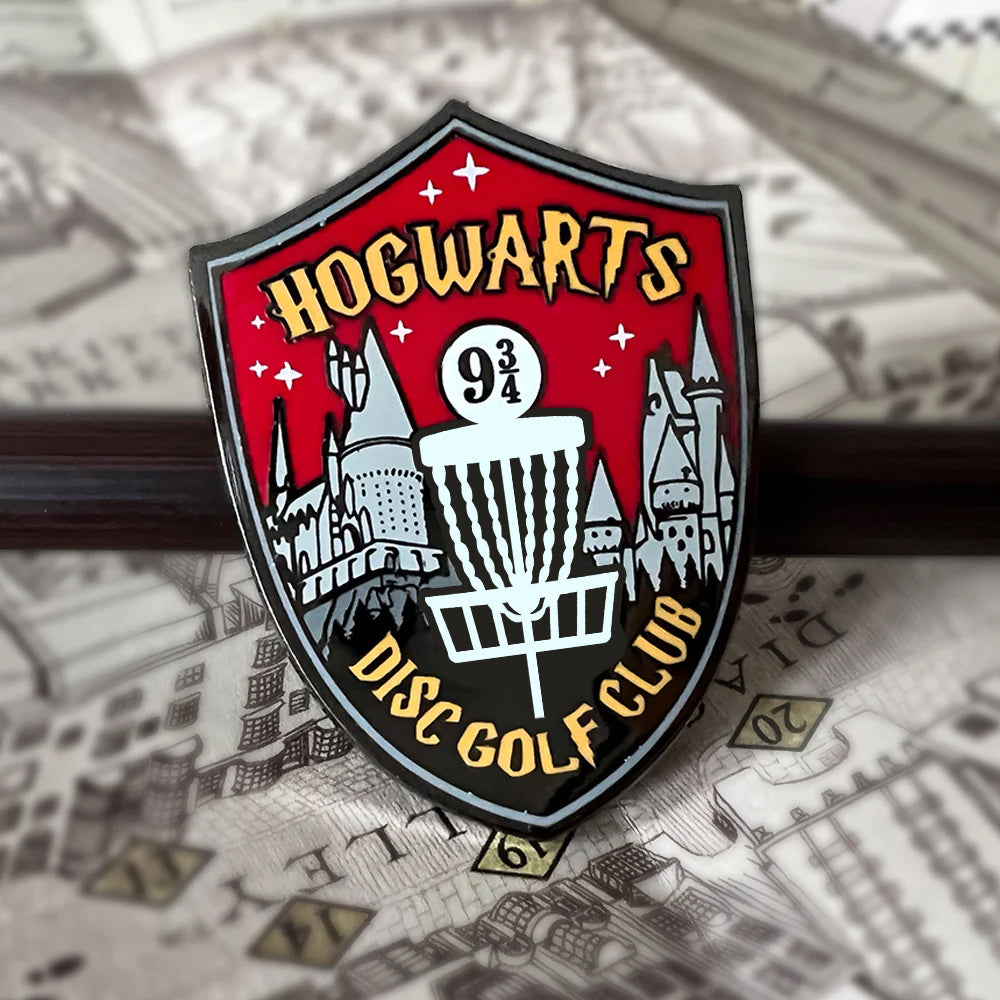 Disc Golf Pins | Hogwarts Disc Golf Club Pin