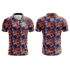 Birdie Disc Golf Supply Co. | Tangerine Floral | Dye Sub Polo