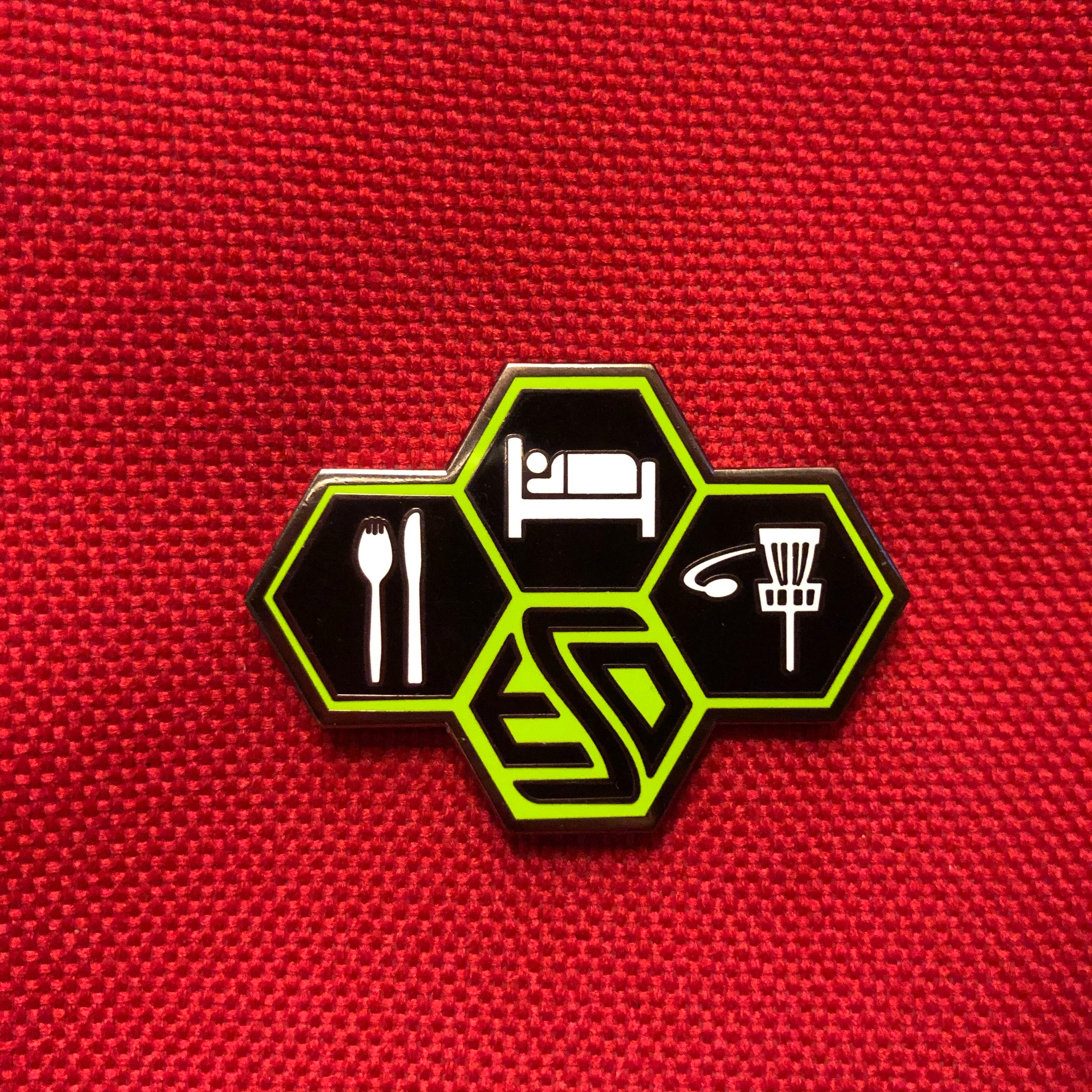 Disc Golf Pins | Eat Sleep Disc - Disc Golf Pin