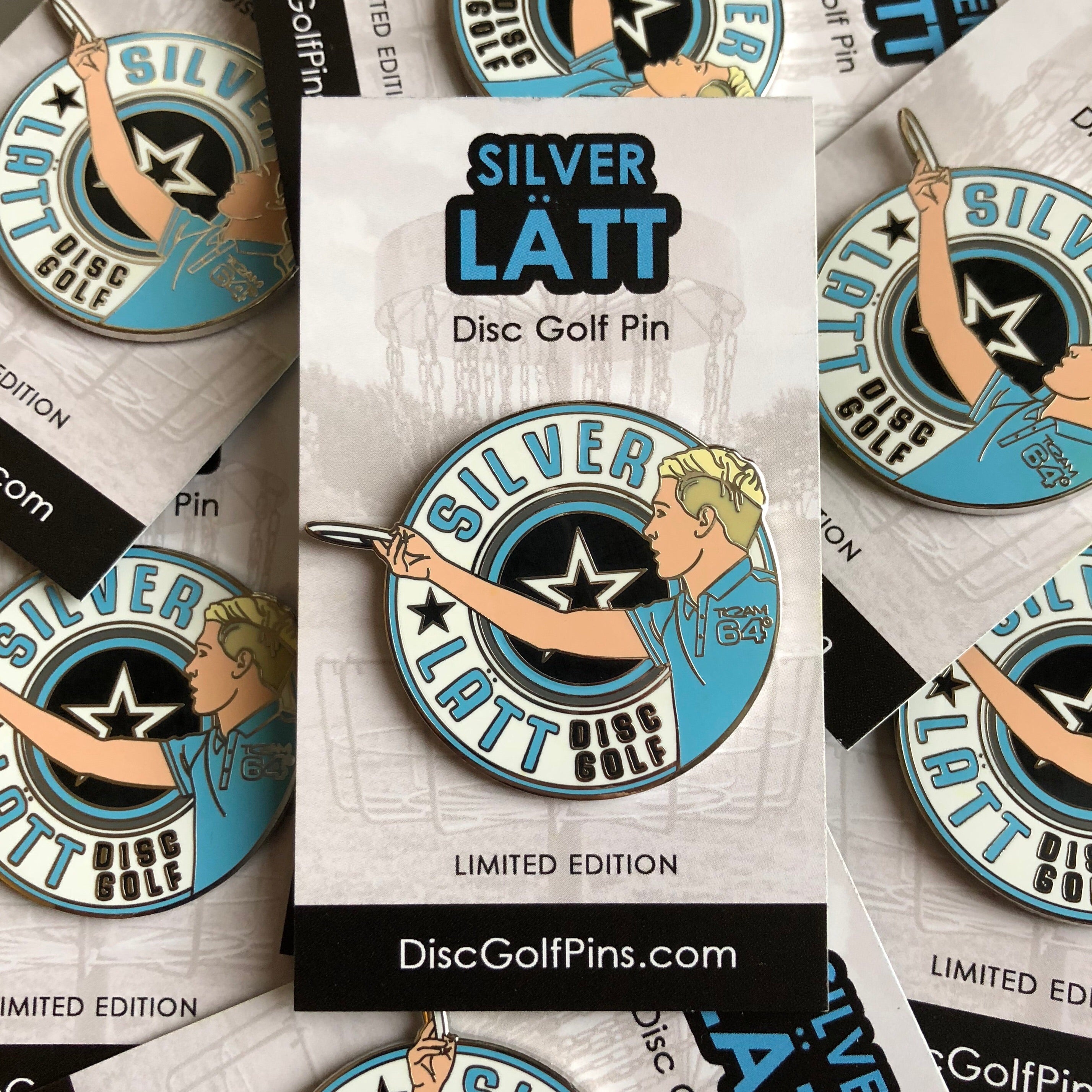 Disc Golf Pins | Silver Lätt Disc Golf Pin - Series 1