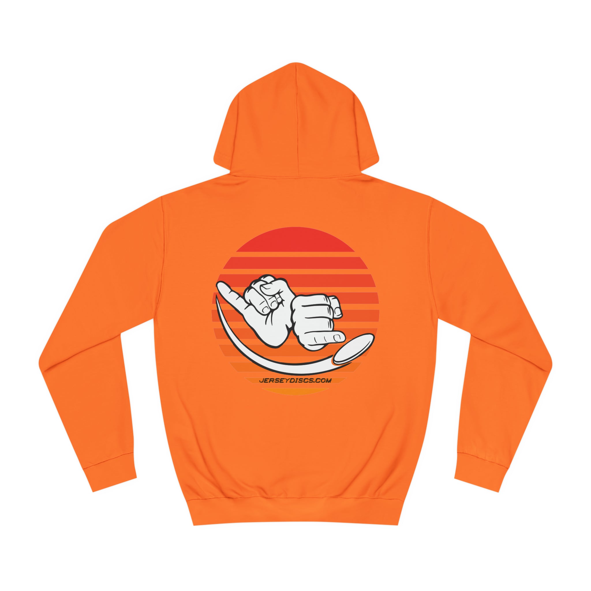 Jersey Discs Sunset Logo 80% cotton, 20% polyester Unisex College Hoodie - Jersey Discs