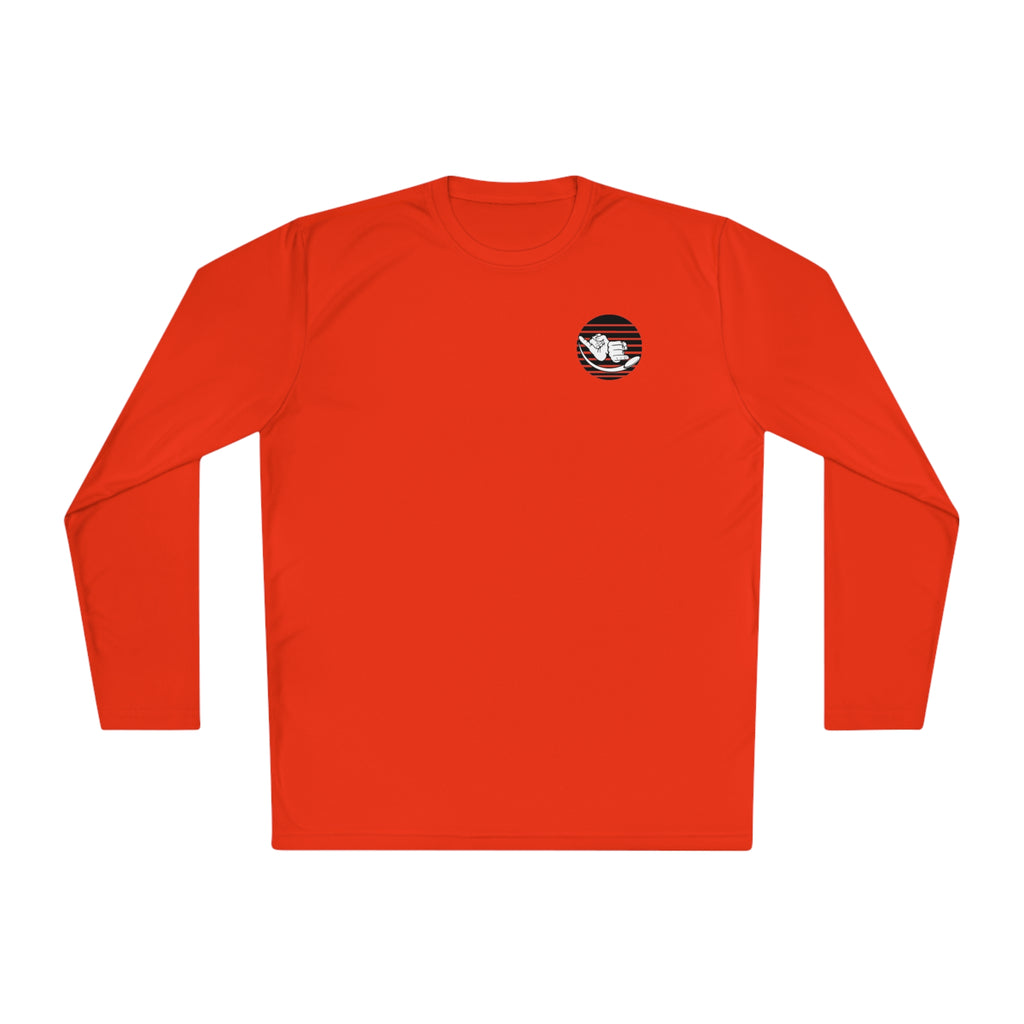 Jersey Discs Sunset Logo Unisex Lightweight Long Sleeve Tee - Jersey Discs