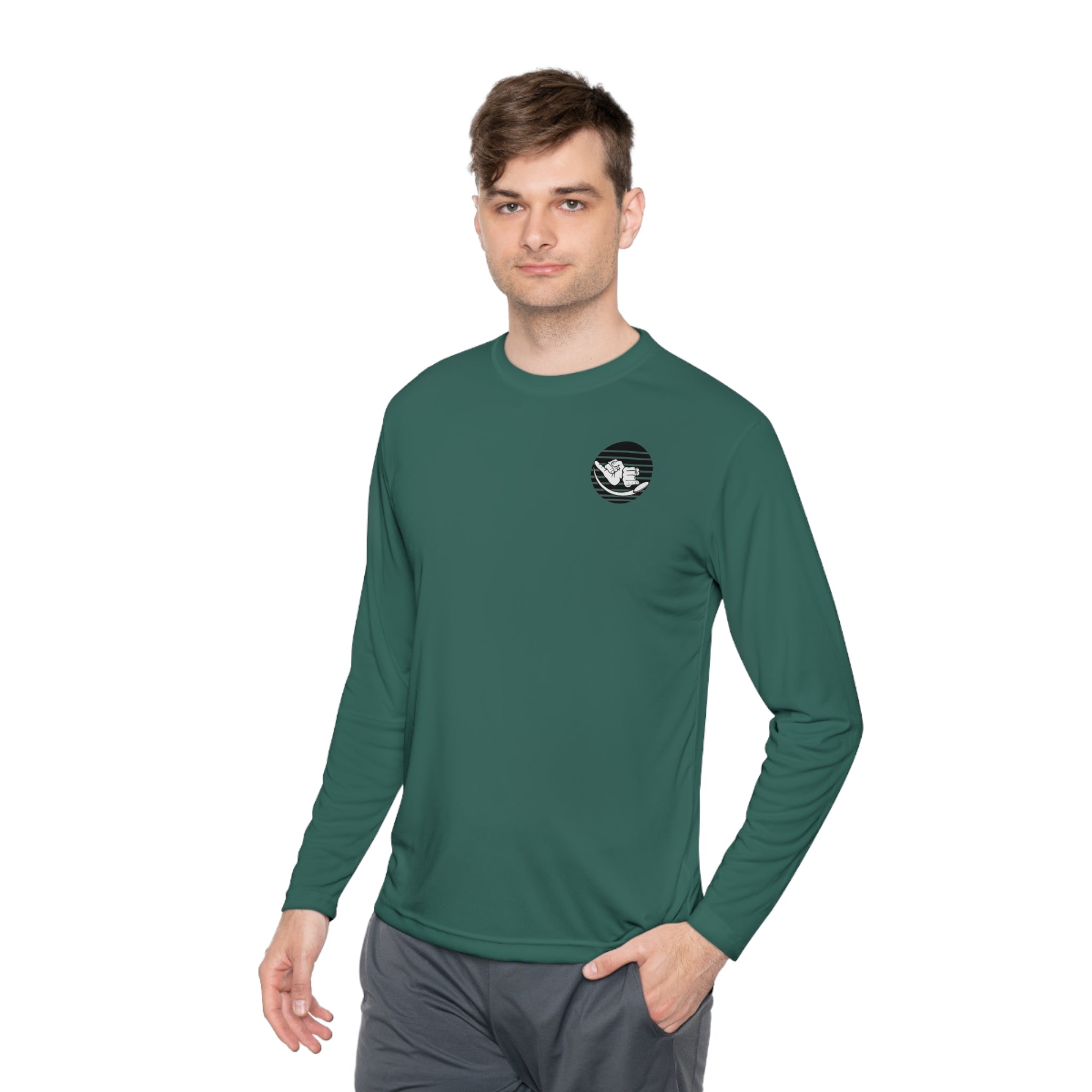 Jersey Discs Sunset Logo Unisex Lightweight Long Sleeve Tee - Jersey Discs