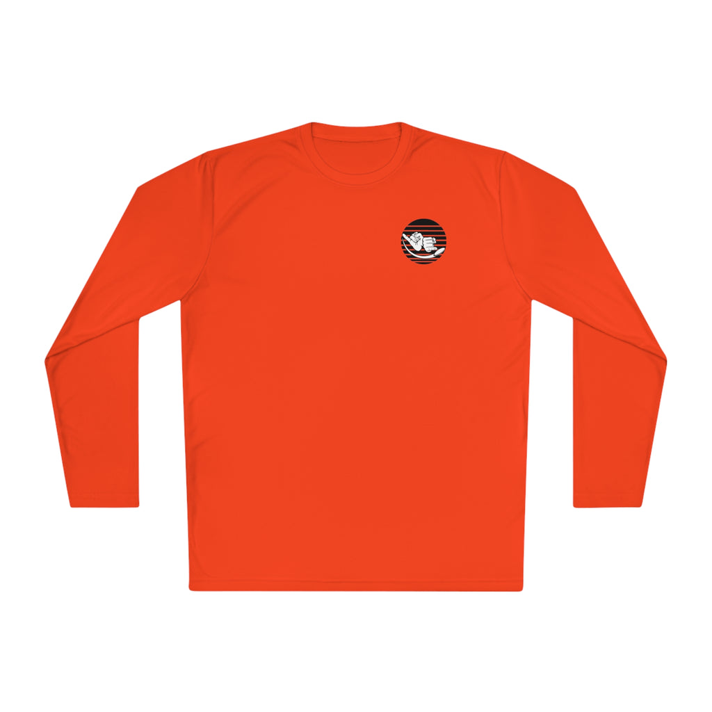 Jersey Discs Sunset Logo Unisex Lightweight Long Sleeve Tee - Jersey Discs