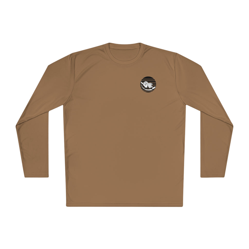 Jersey Discs Sunset Logo Unisex Lightweight Long Sleeve Tee - Jersey Discs