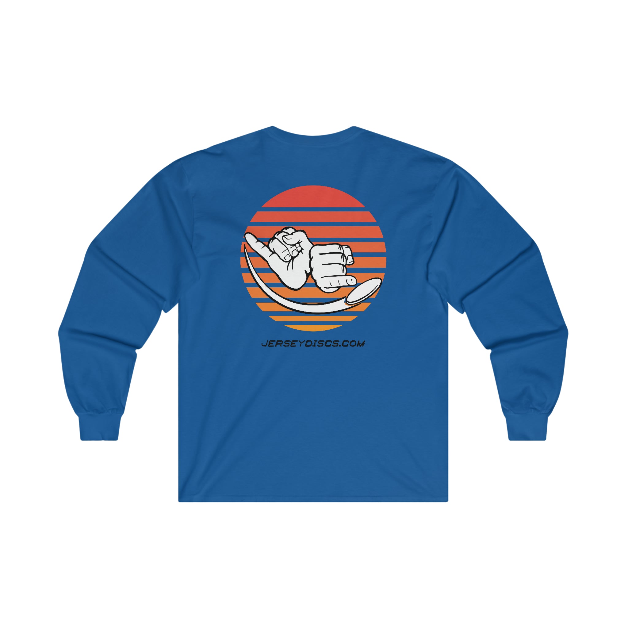 Jersey Discs Sunset Ultra Cotton Long Sleeve Tee - Jersey Discs