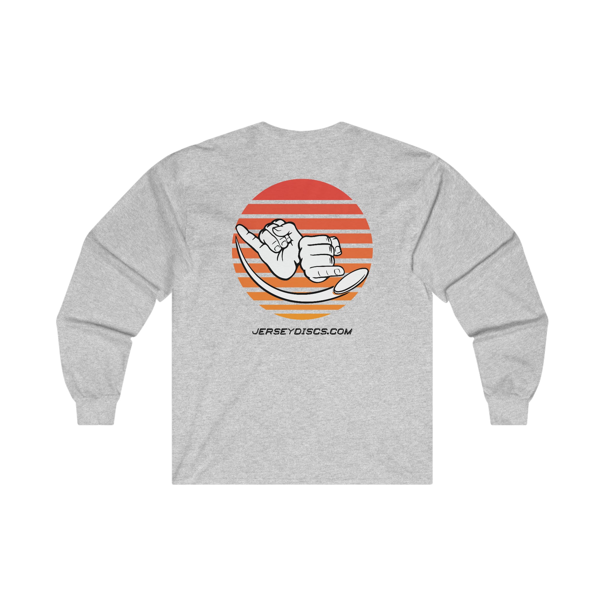 Jersey Discs Sunset Ultra Cotton Long Sleeve Tee - Jersey Discs