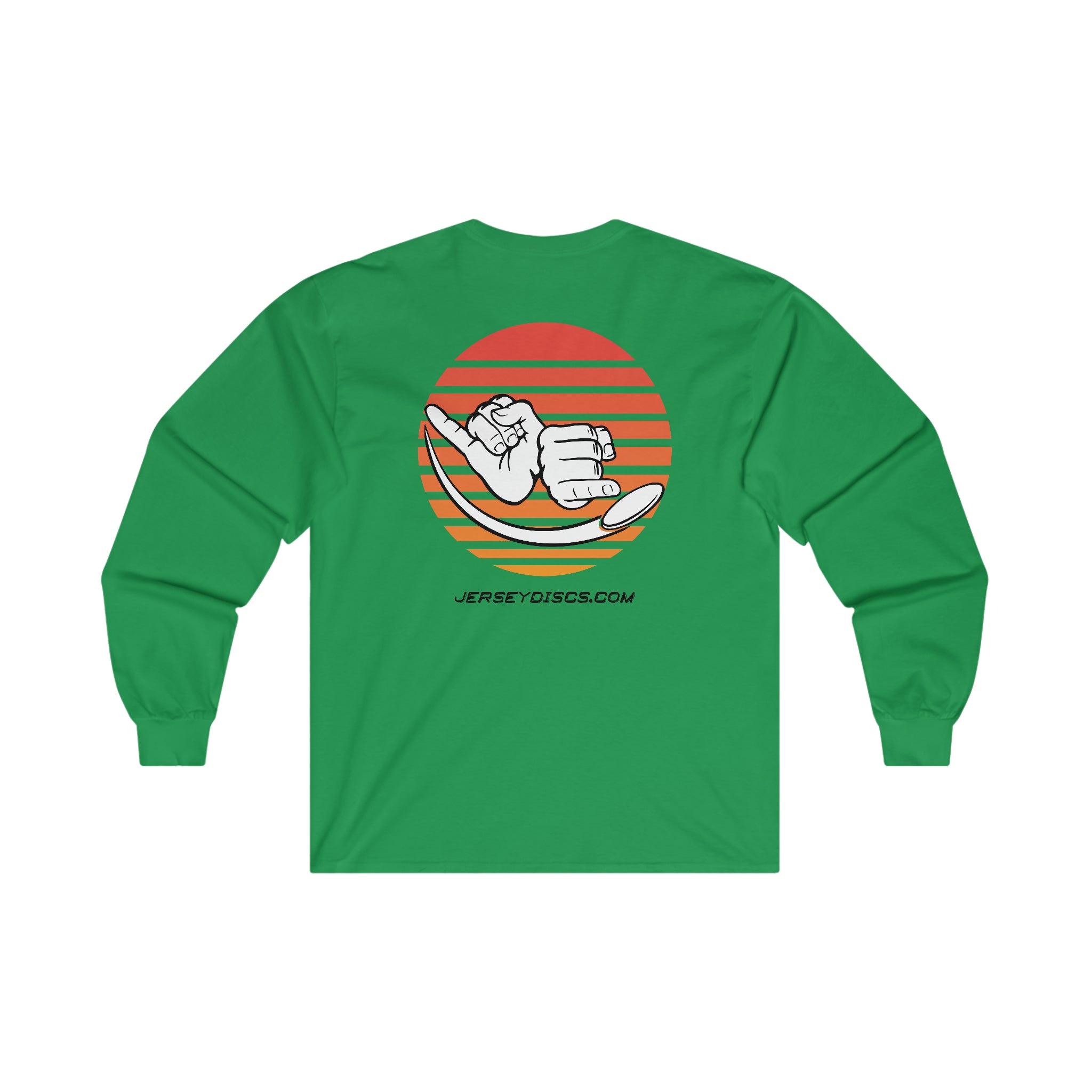 Jersey Discs Sunset Ultra Cotton Long Sleeve Tee - Jersey Discs