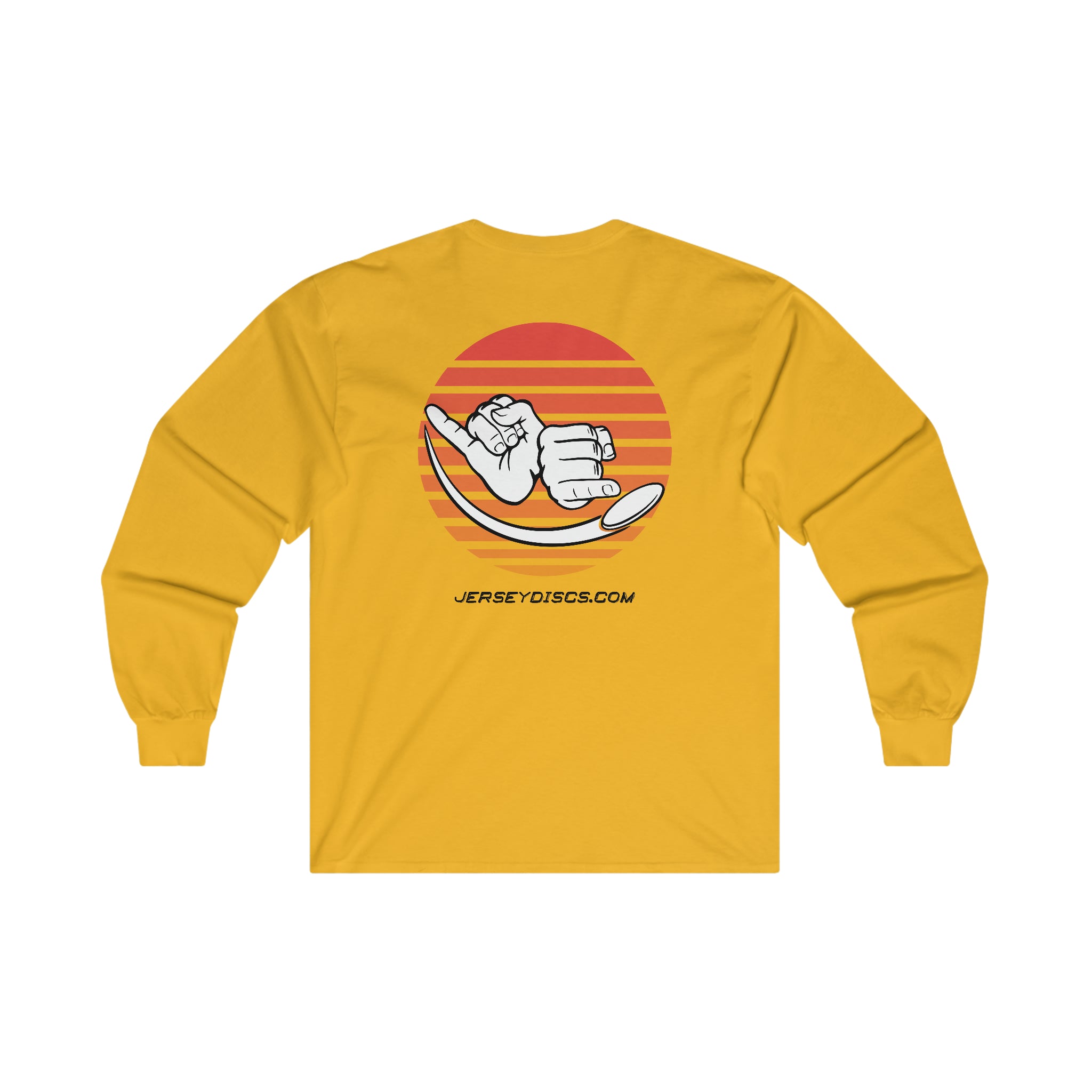 Jersey Discs Sunset Ultra Cotton Long Sleeve Tee - Jersey Discs
