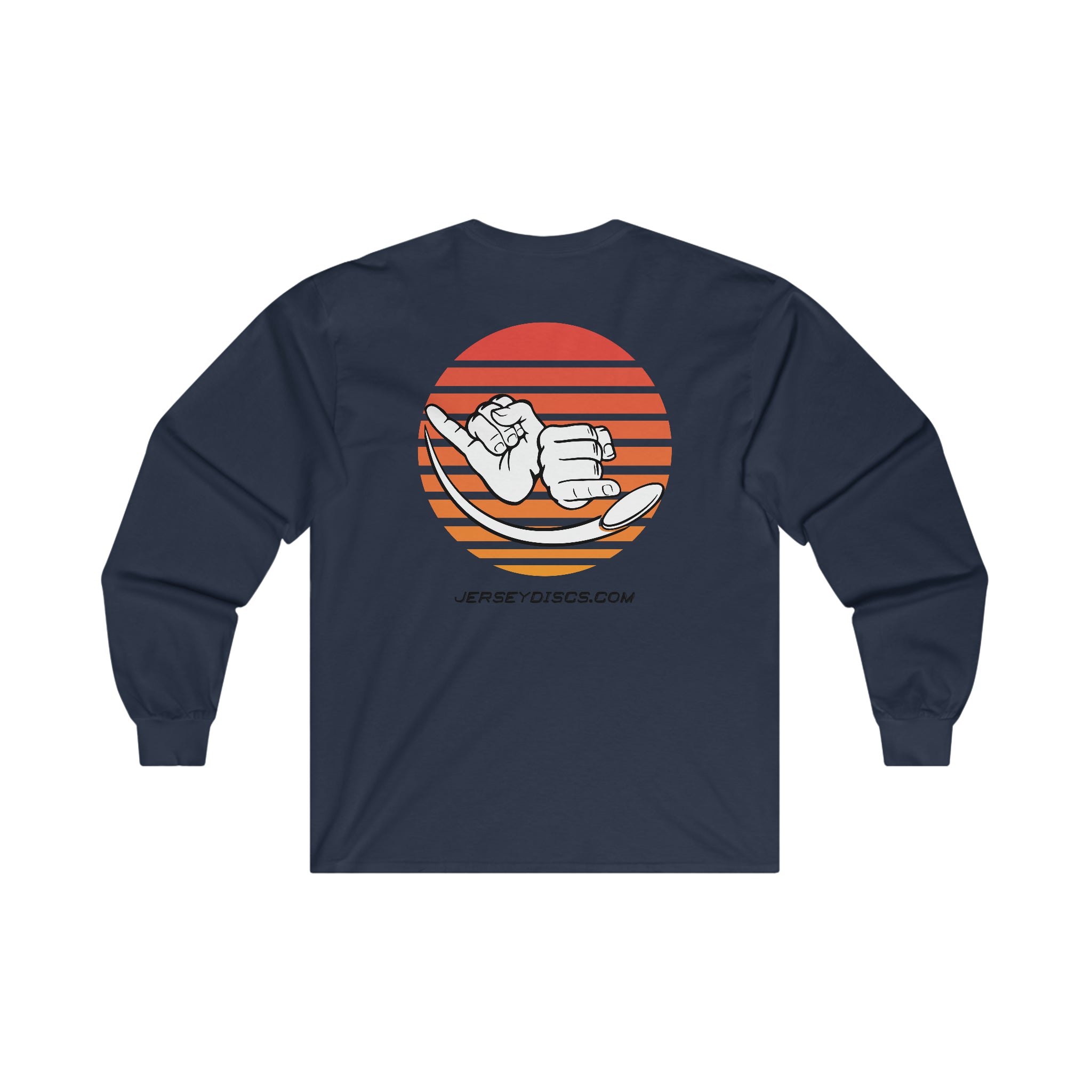 Jersey Discs Sunset Ultra Cotton Long Sleeve Tee - Jersey Discs