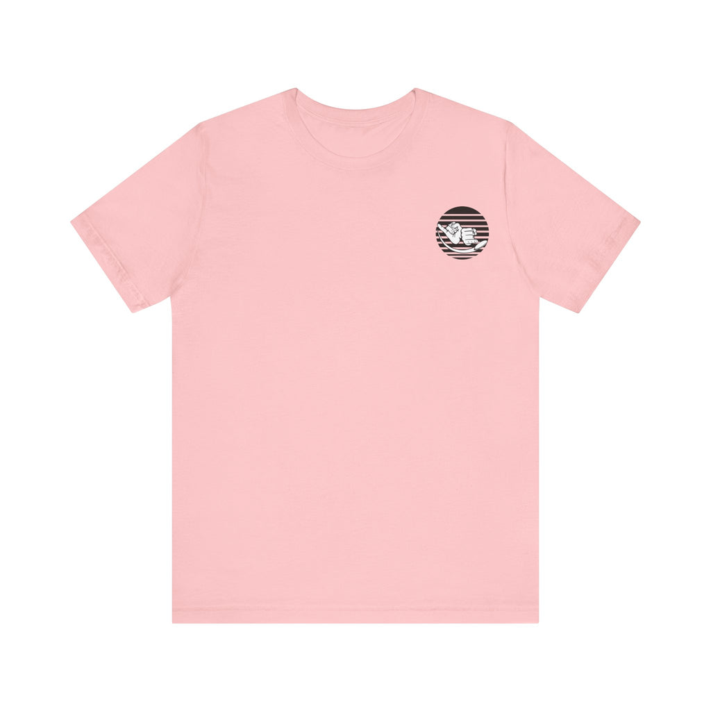 Jersey Discs Pink Sunset Logo Unisex Jersey Short Sleeve Tee - Jersey Discs