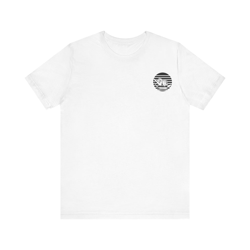 Jersey Discs Pink Sunset Logo Unisex Jersey Short Sleeve Tee - Jersey Discs