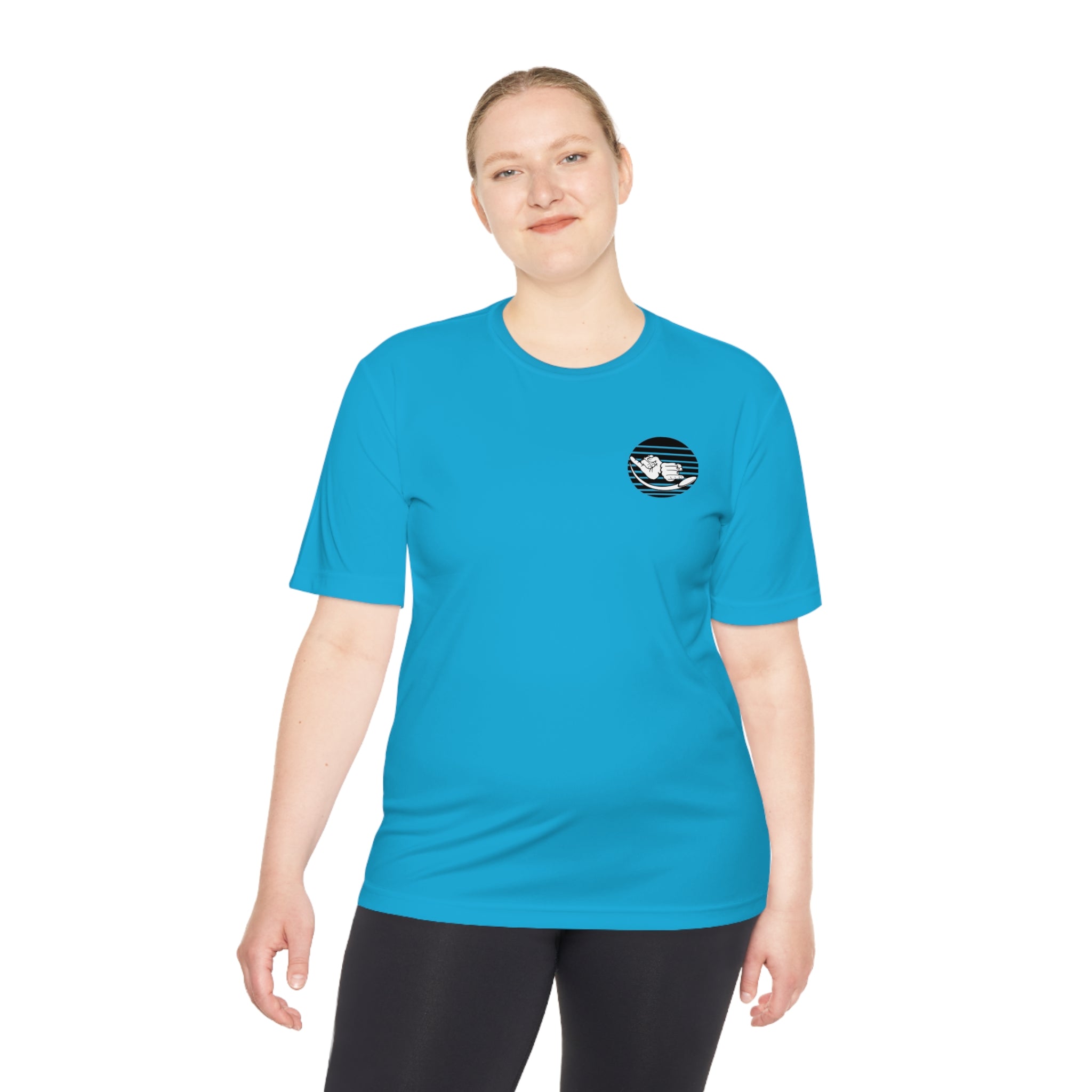 Jersey Discs Sunset Unisex Moisture Wicking T-Shirt - Jersey Discs