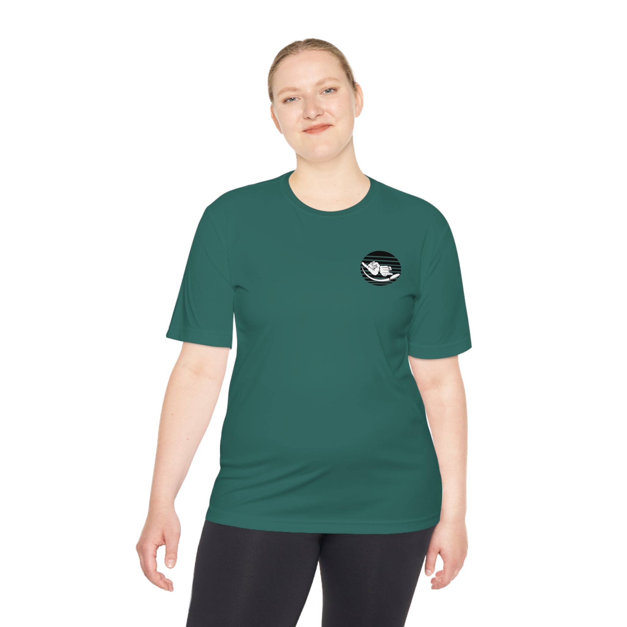 Jersey Discs Sunset Unisex Moisture Wicking T-Shirt - Jersey Discs