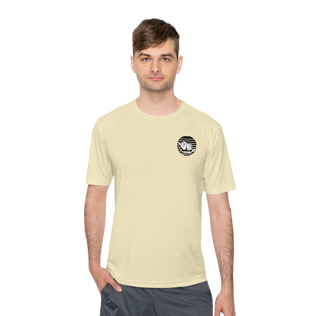 Jersey Discs Sunset Unisex Moisture Wicking T-Shirt - Jersey Discs