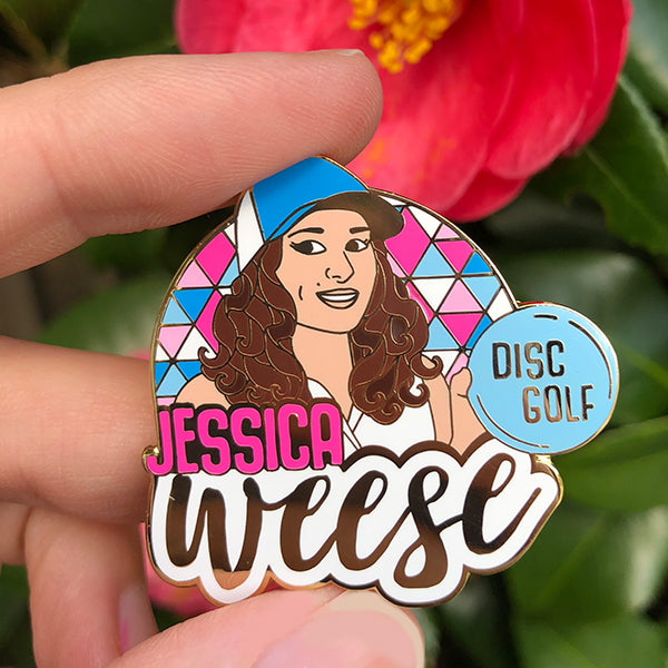 Disc Golf Pins | Jessica Weese Disc Golf Pin - Series 1