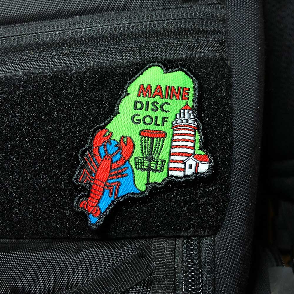 Disc Golf Pins | Maine Disc Golf Patch - Perfect Disc Golf Gift