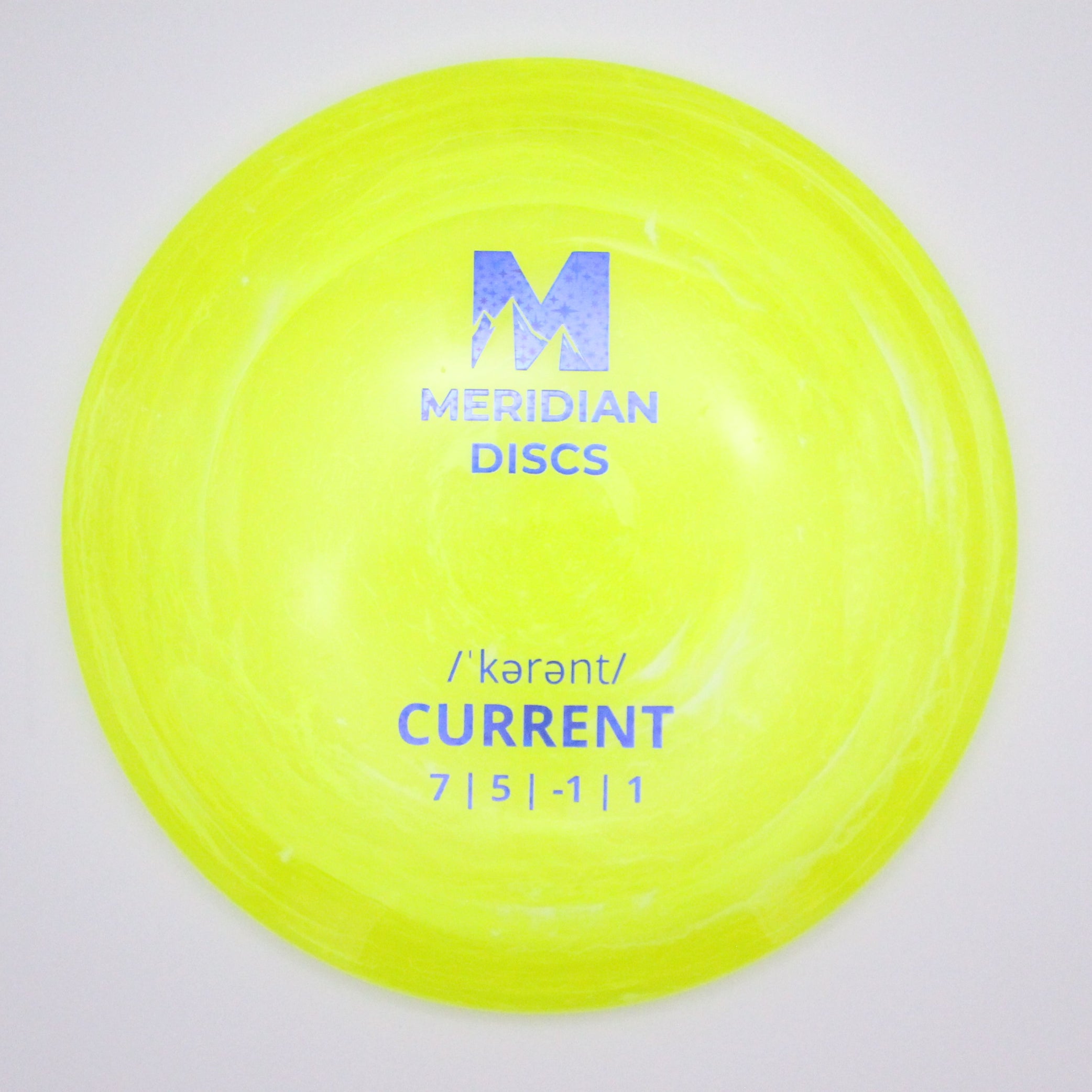 Meridian Fairway Driver Current Marbled Clarus Plastic Stock Stamp