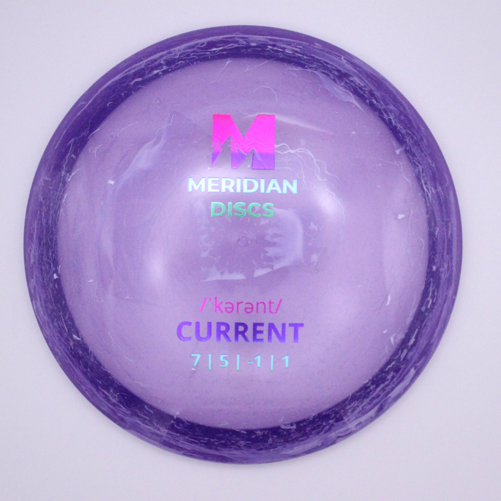 Meridian Fairway Driver Current Marbled Clarus Plastic Stock Stamp