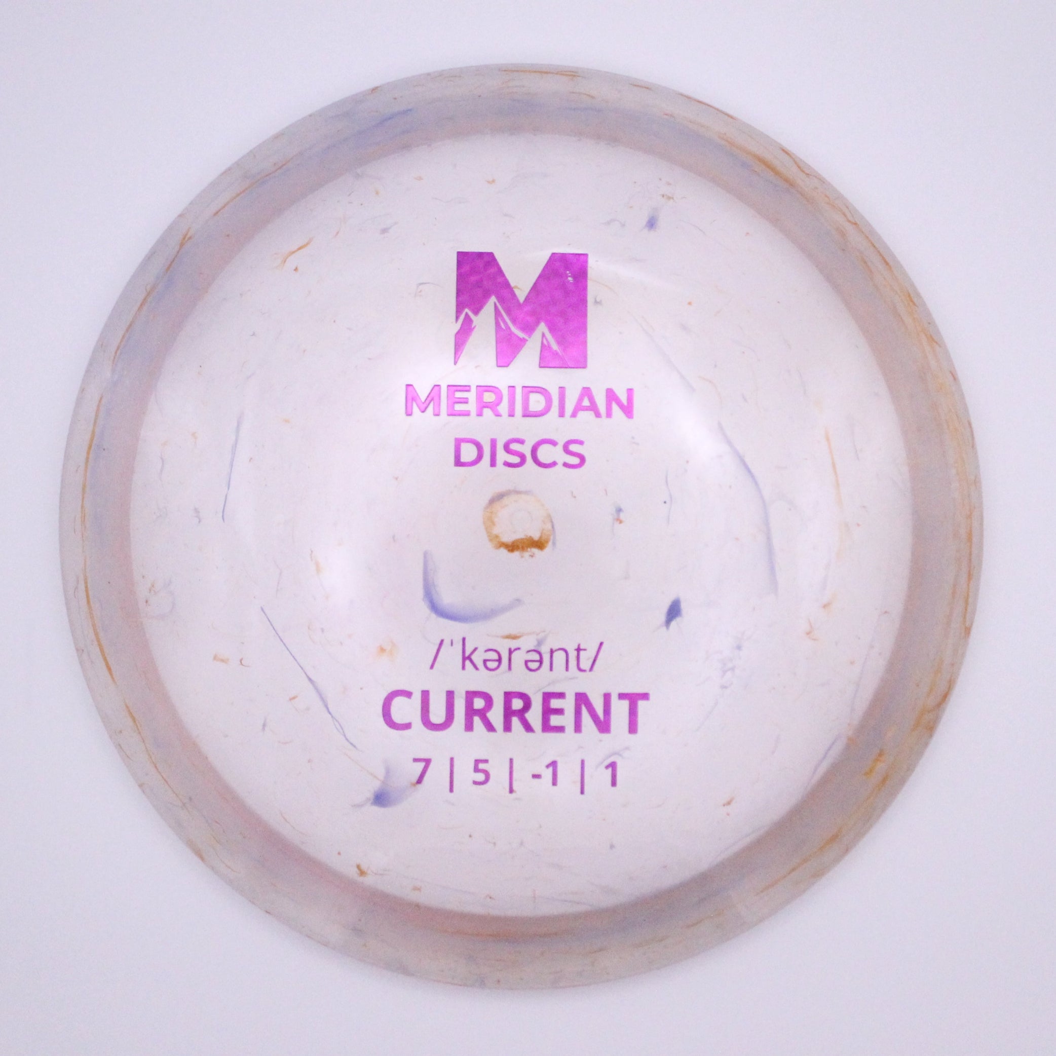 Meridian Fairway Driver Current Marbled Clarus Plastic Stock Stamp