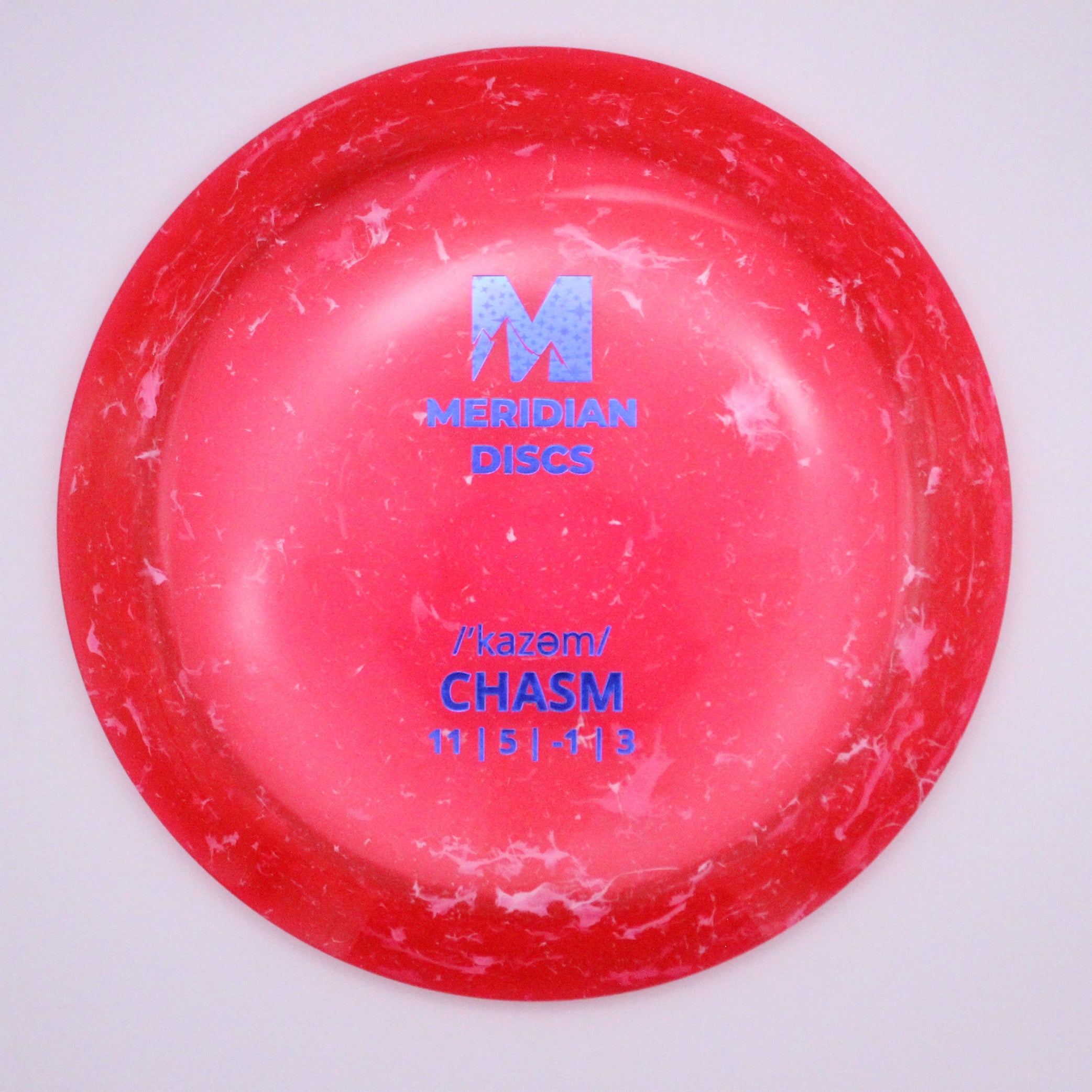 Meridian Distance Driver Chasm Marbled Clarus Plastic Stock Stamp