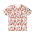 Jersey Discs Orange Hawaiian Sublimation Men's Polyester Tee - Jersey Discs