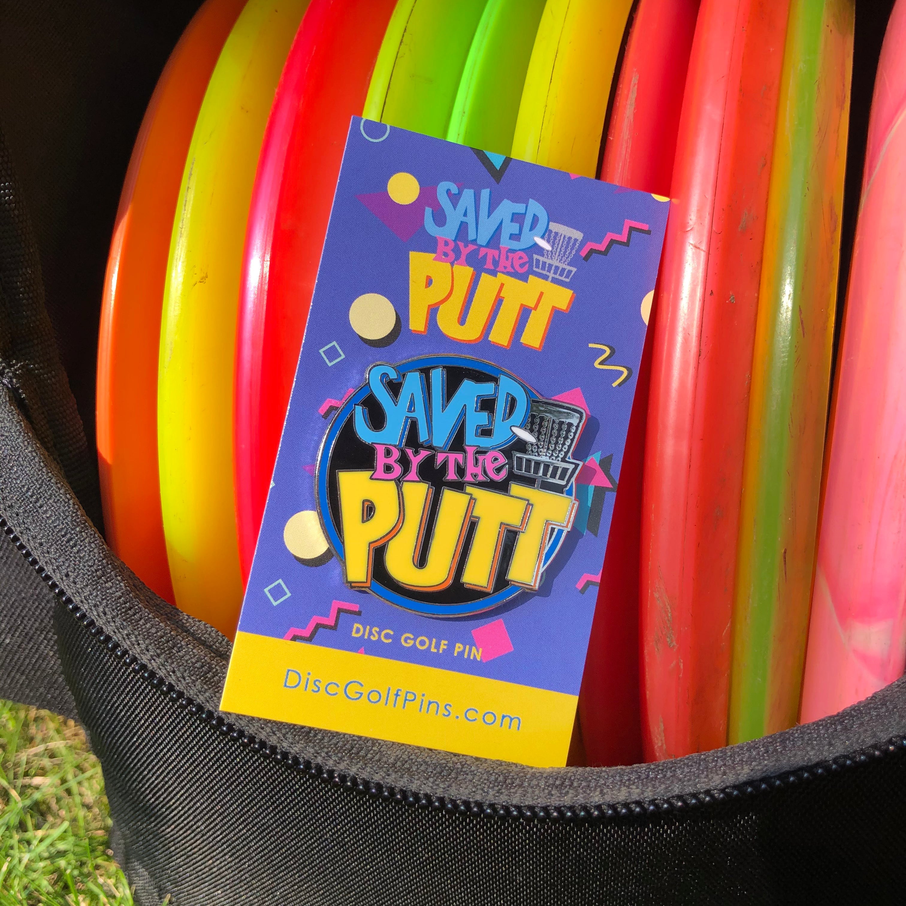 Disc Golf Pins | Saved By The Putt Disc Golf Pin