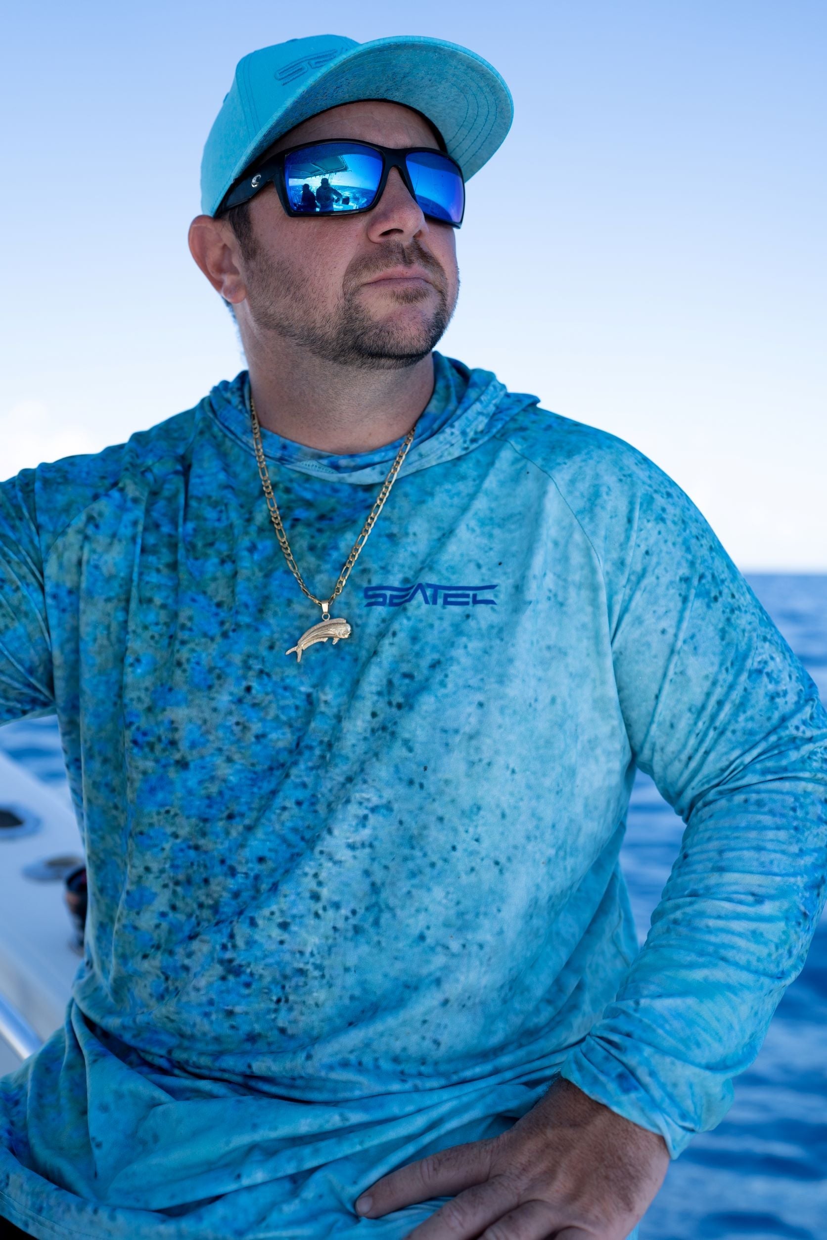 MEN'S SPORT TEC | BLUE TREVALLY | HOODED - Jersey Discs