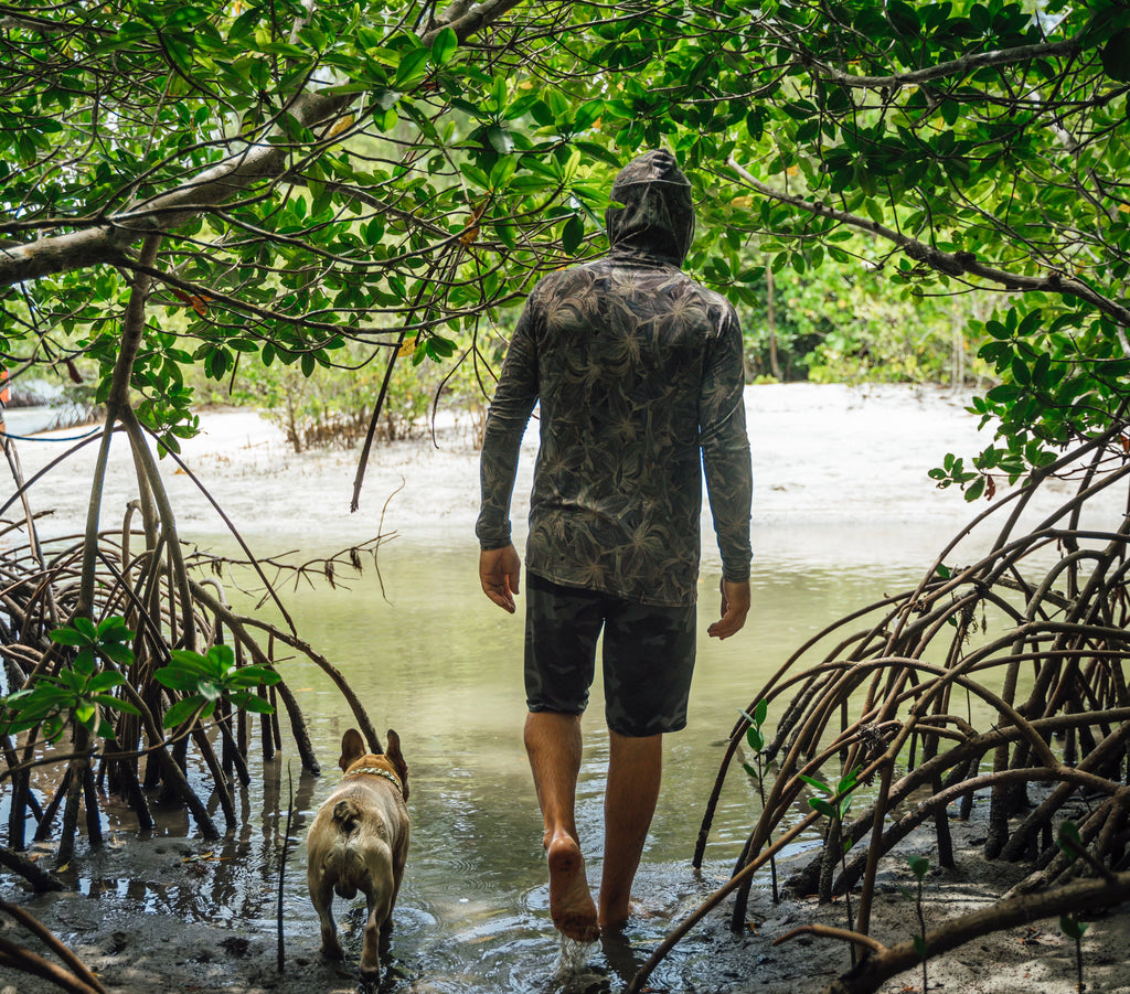 MEN'S SPORT TEC | MANGROVE CAMO | HOODED - Jersey Discs