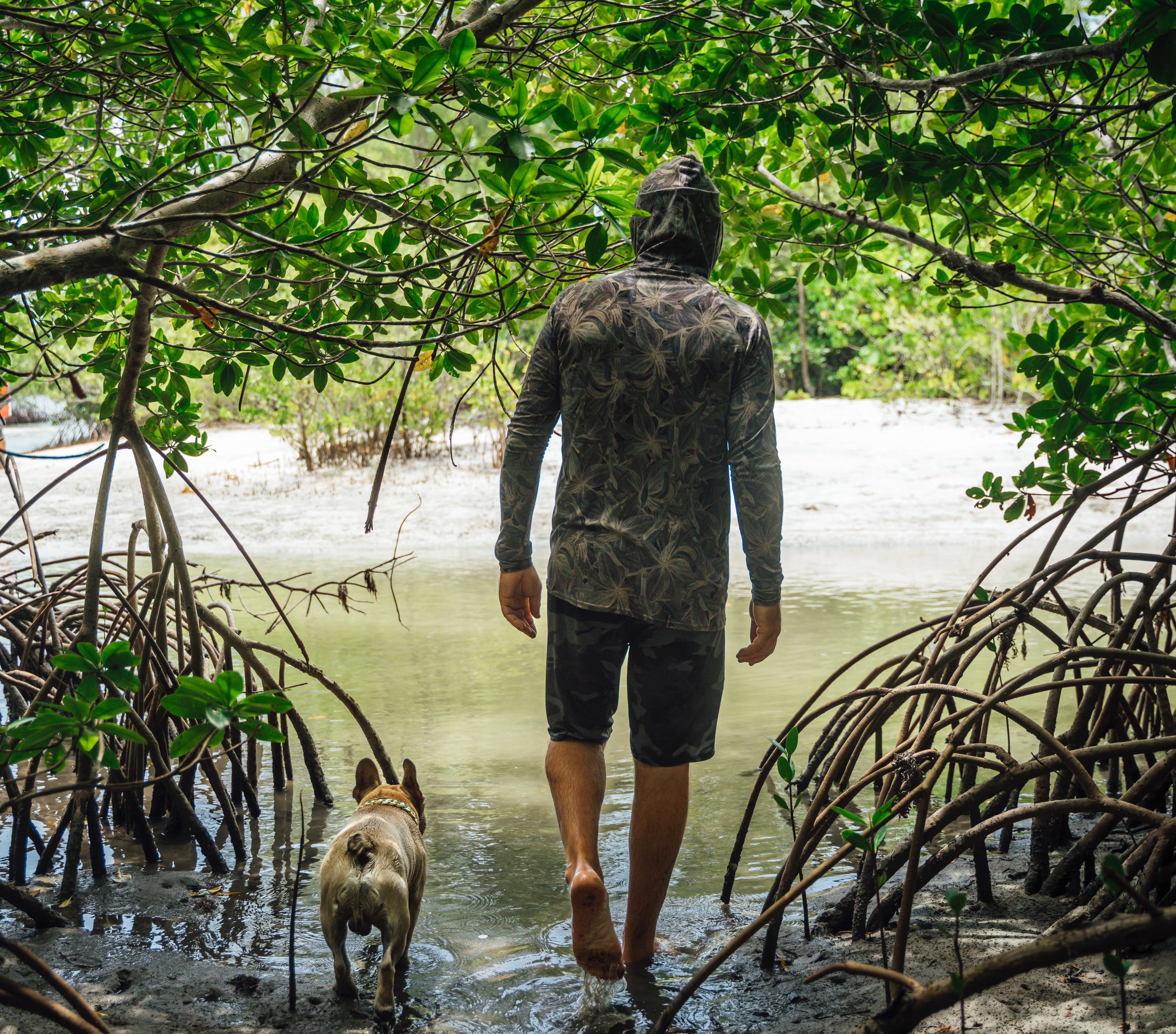 MEN'S SPORT TEC | MANGROVE CAMO | HOODED - Jersey Discs